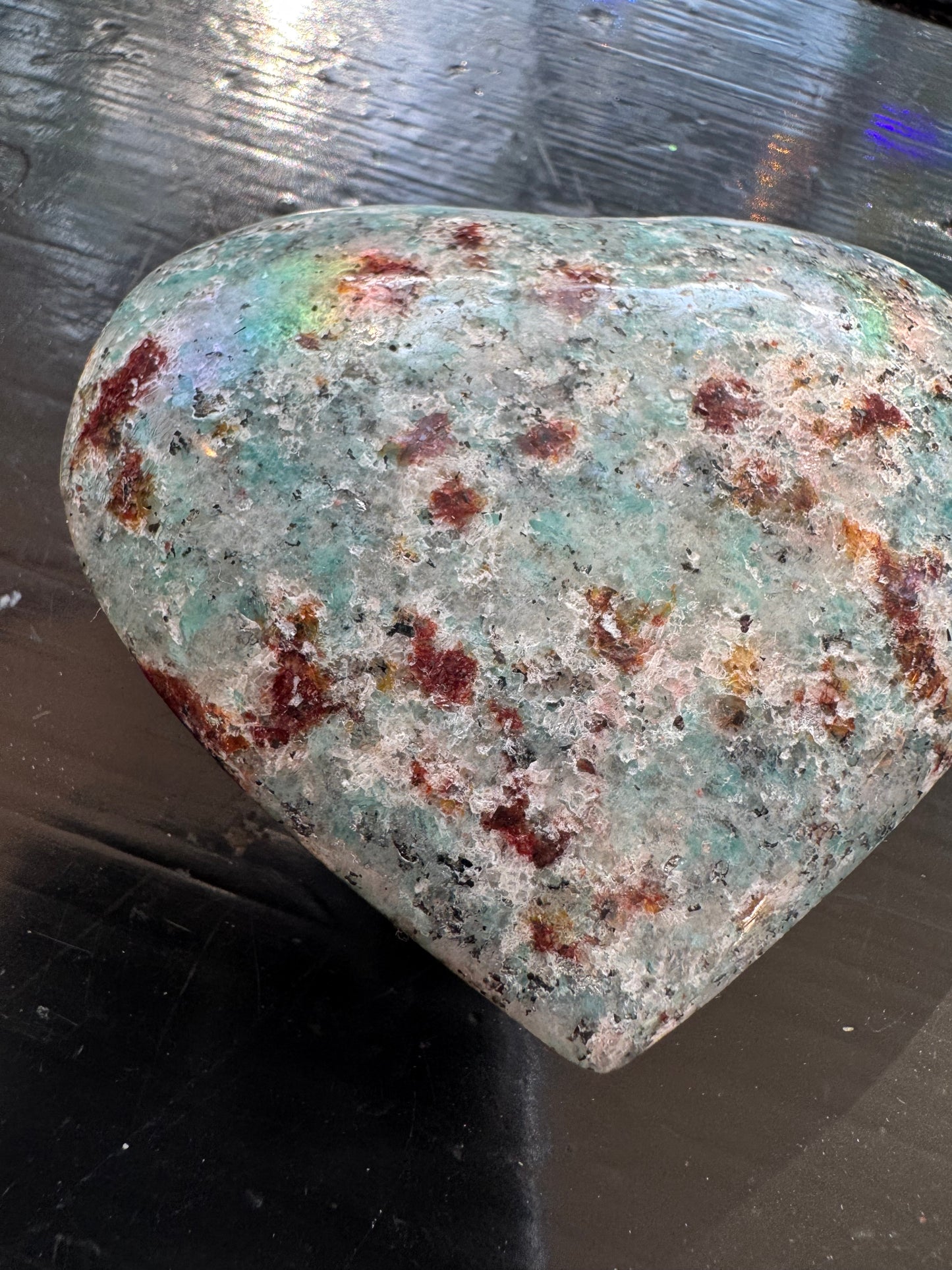 Amazonite Heart 126 g Brazil Pretties