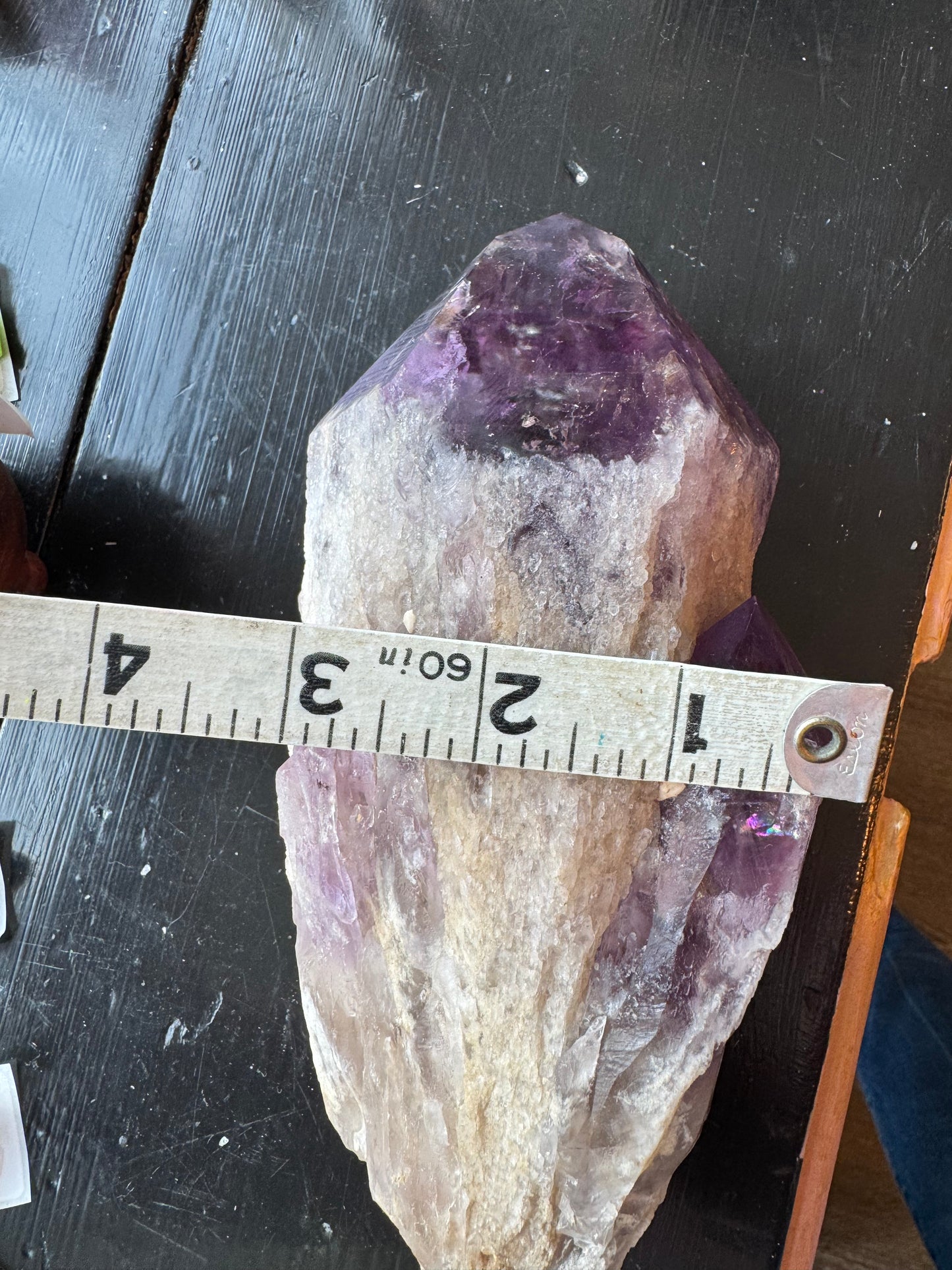 Amethyst Double Point Spear Dragons Tooth Spear 2.75 lb - Moon Room Shop and Wellness
