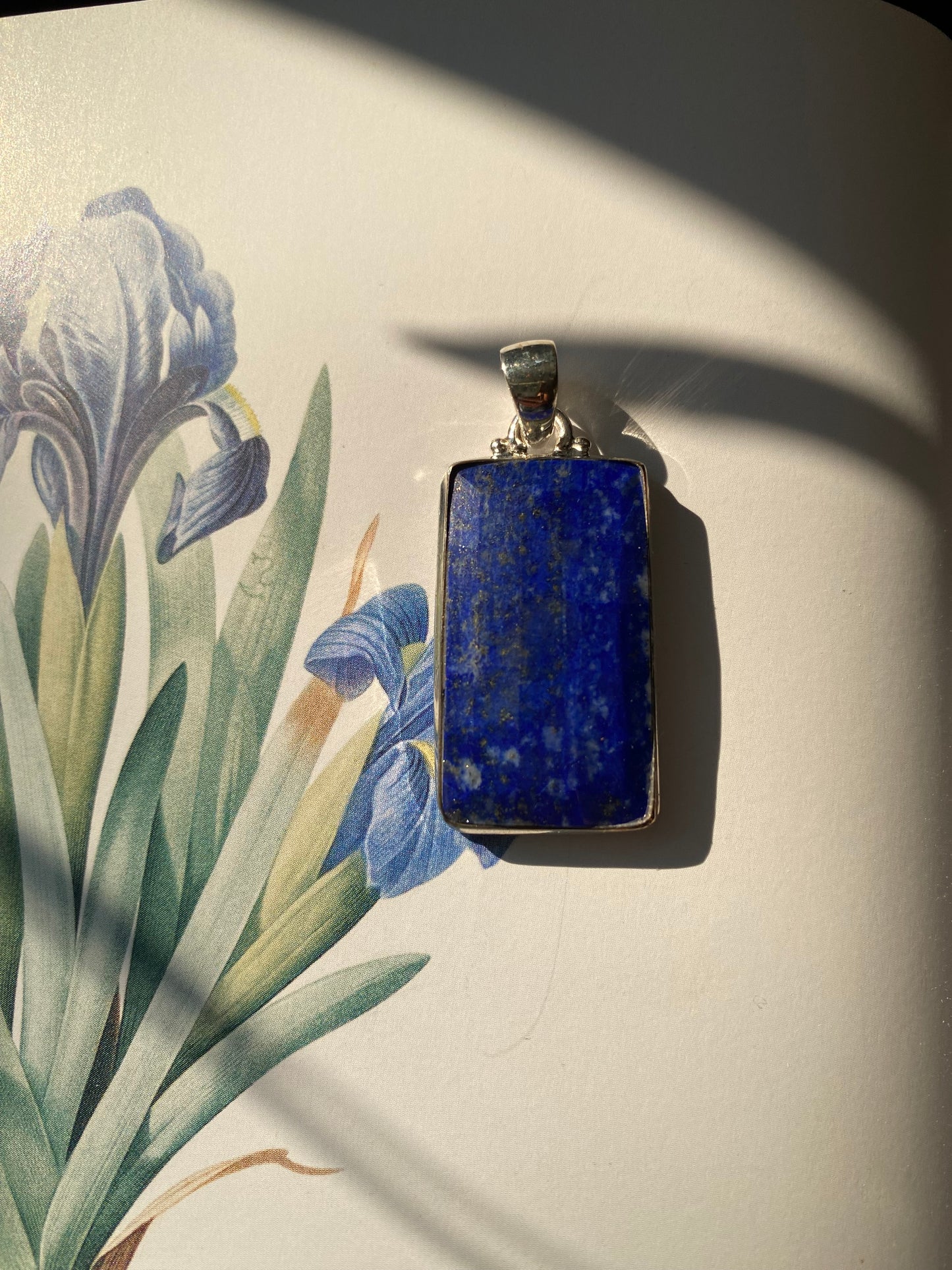 Lapis Lazuli Sterling Silver Pendant - Moon Room Shop and Wellness