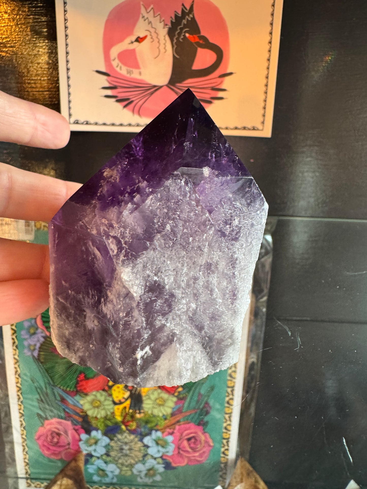 Deep Purple Amethyst Point- 410 g- Brazil - Moon Room Shop and Wellness