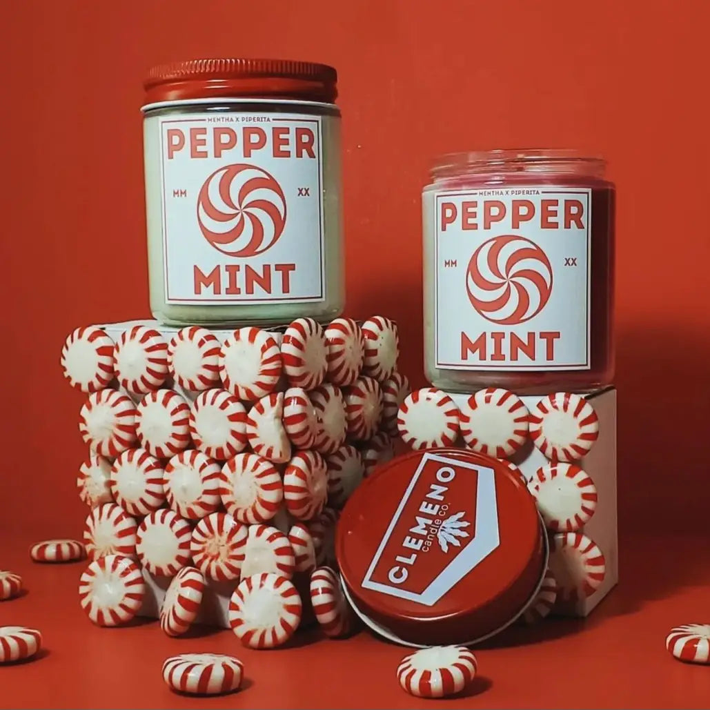 Peppermint Soy Candle 8 oz - Moon Room Shop and Wellness