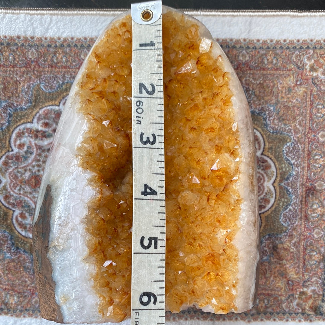 Citrine Standing Cluster (heat treated) 1852 g - Moon Room Shop and Wellness