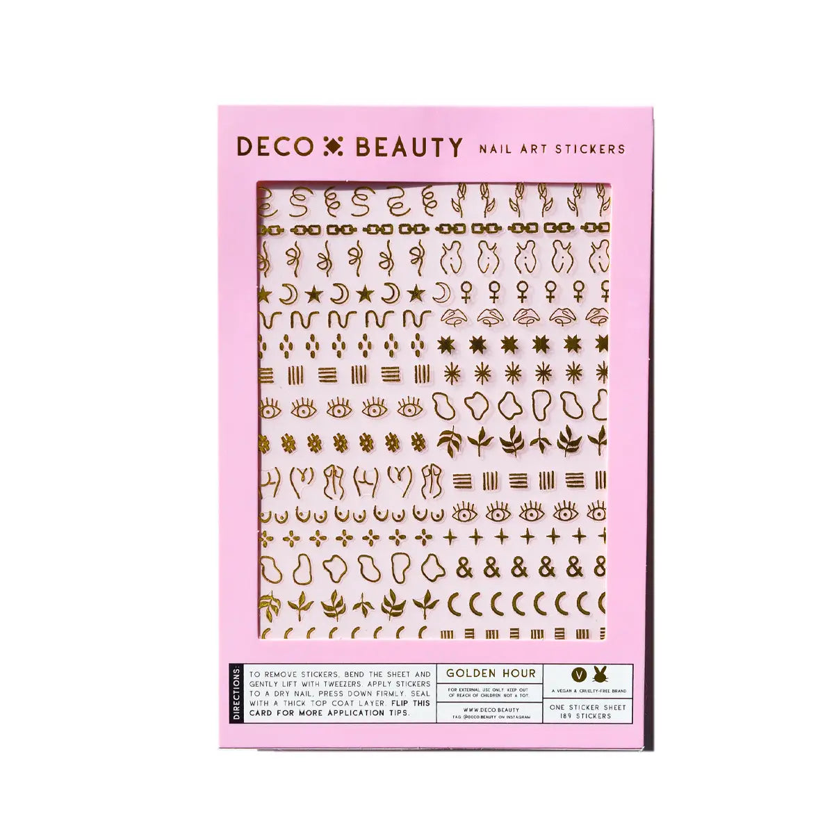 Golden Hour Nail Art Sticker - Moon Room Shop and Wellness
