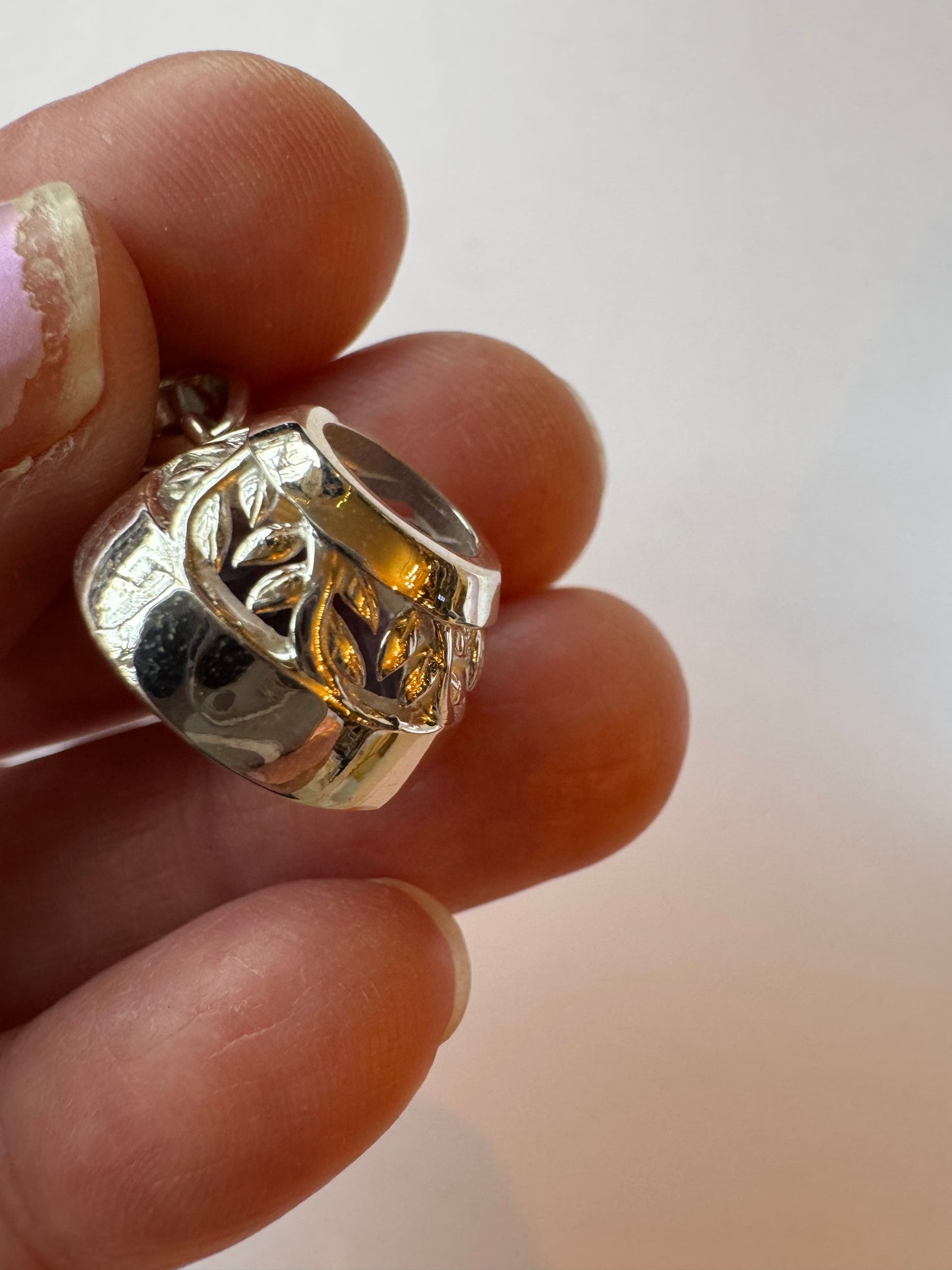 Amethyst Faceted Round Sterling Silver Pendant & Chain - Moon Room Shop and Wellness