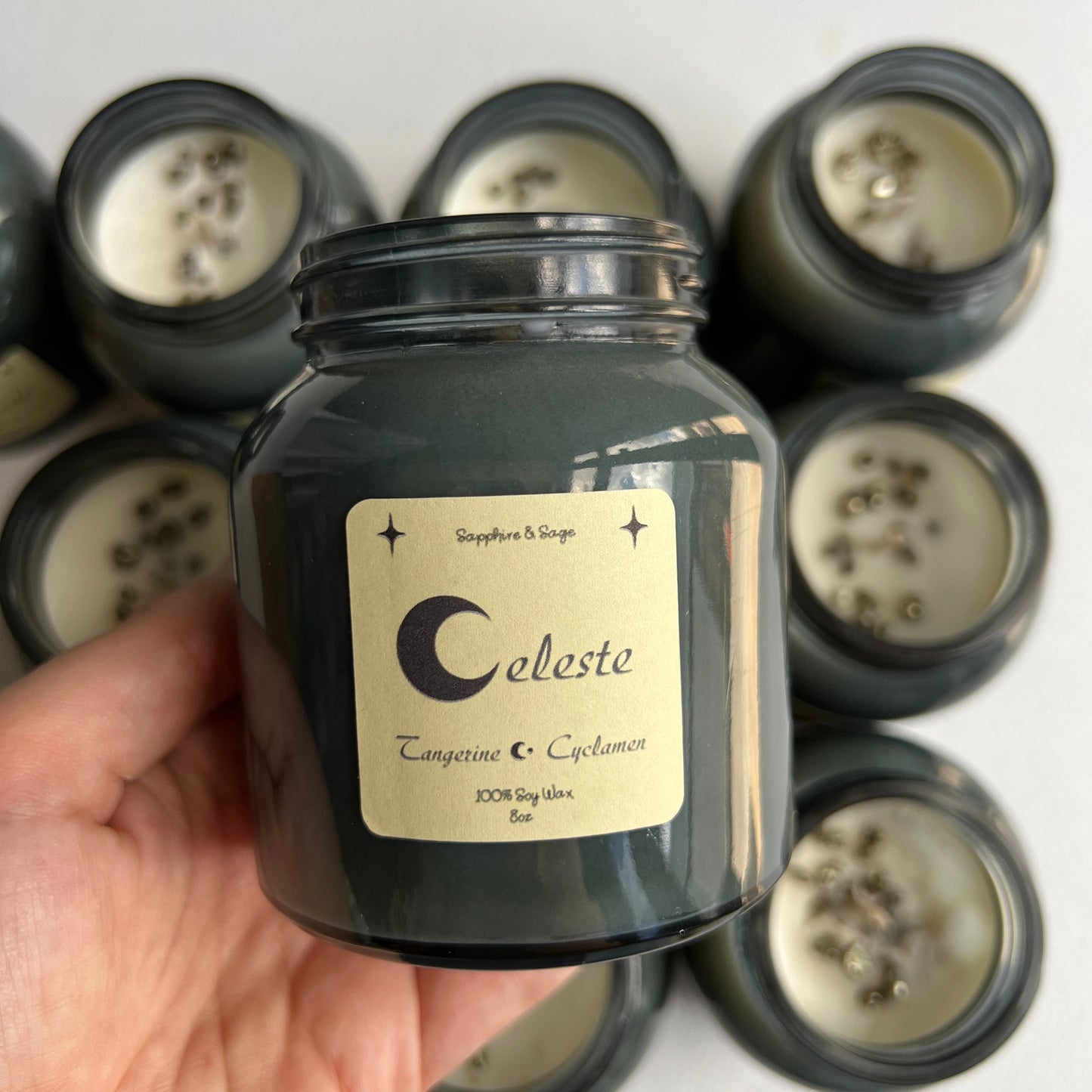 Celeste Crystal Candle - Moon Room Shop and Wellness
