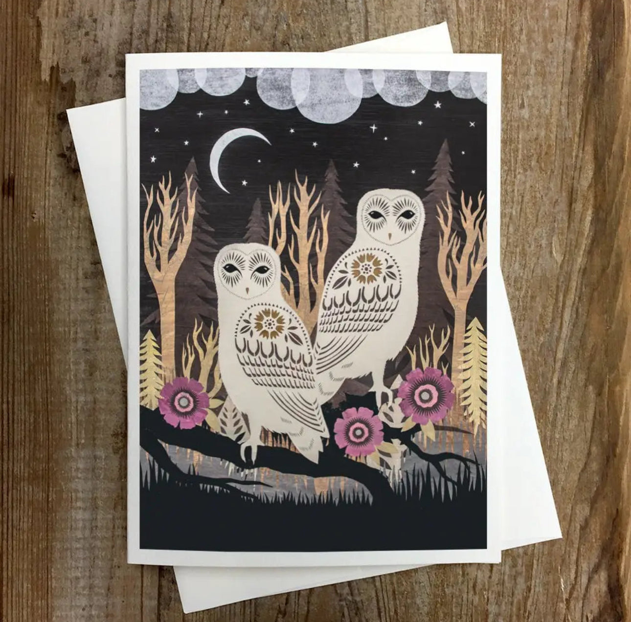 The Forest Listens Greeting/Art Card Blank Inside - Moon Room Shop and Wellness