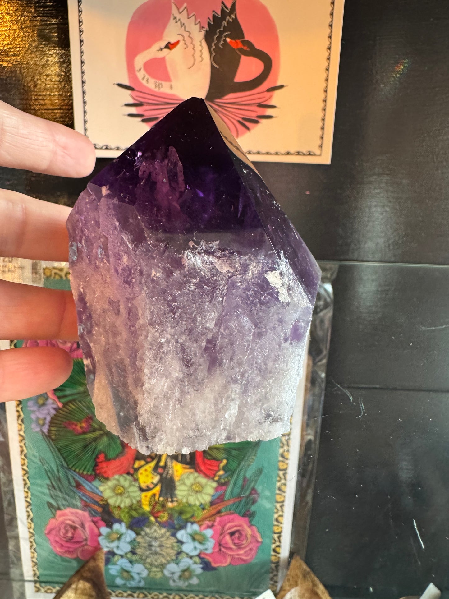 Deep Purple Amethyst Point- 410 g- Brazil - Moon Room Shop and Wellness