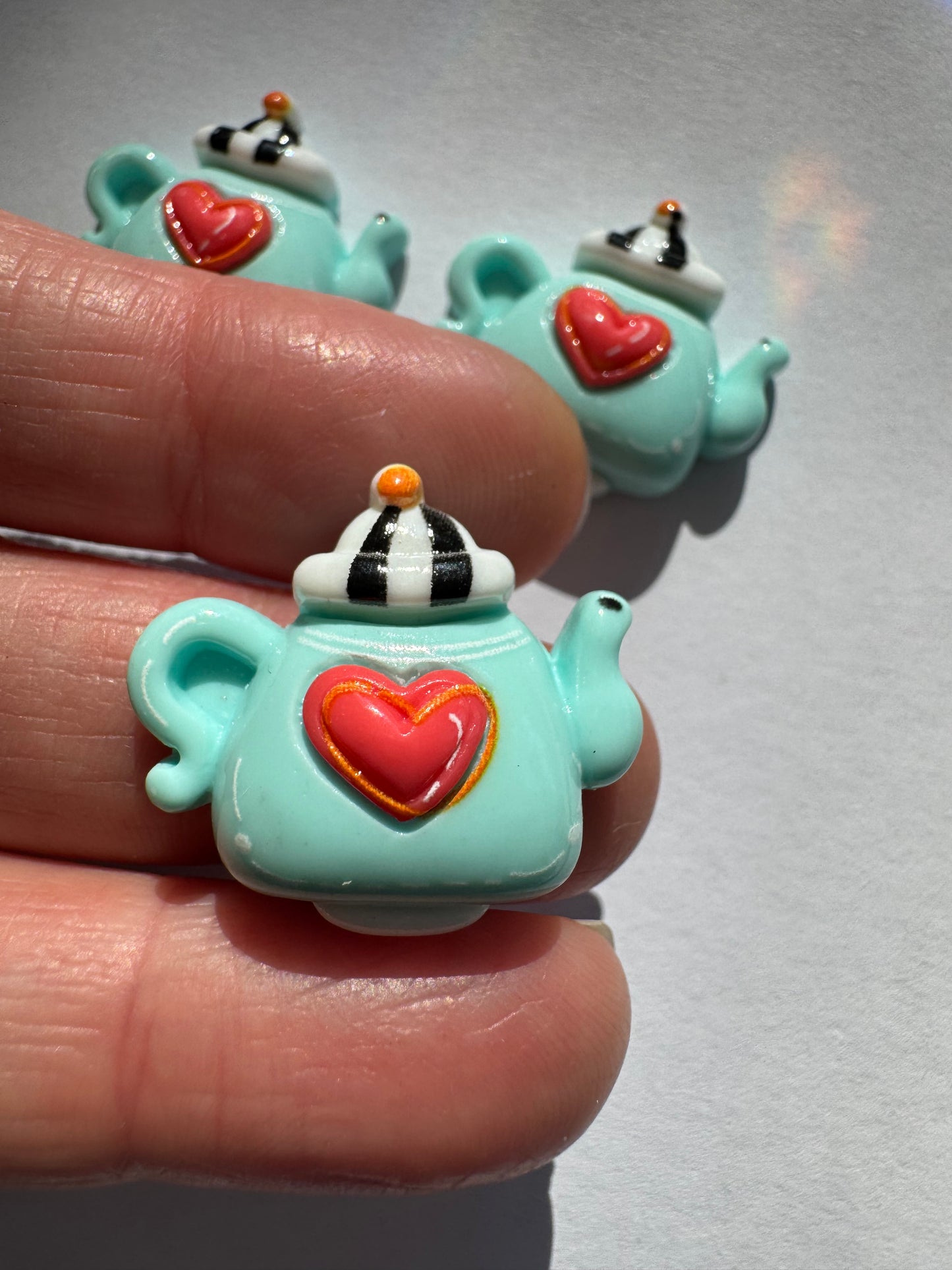Mini Teapot or Pastry Charm - Moon Room Shop and Wellness