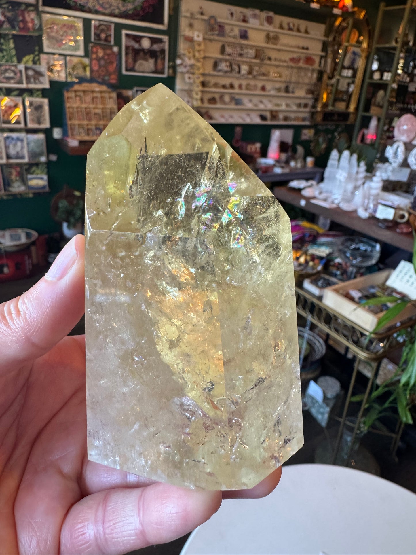 Lemon Quartz Tower 1.19 lbs Brazil