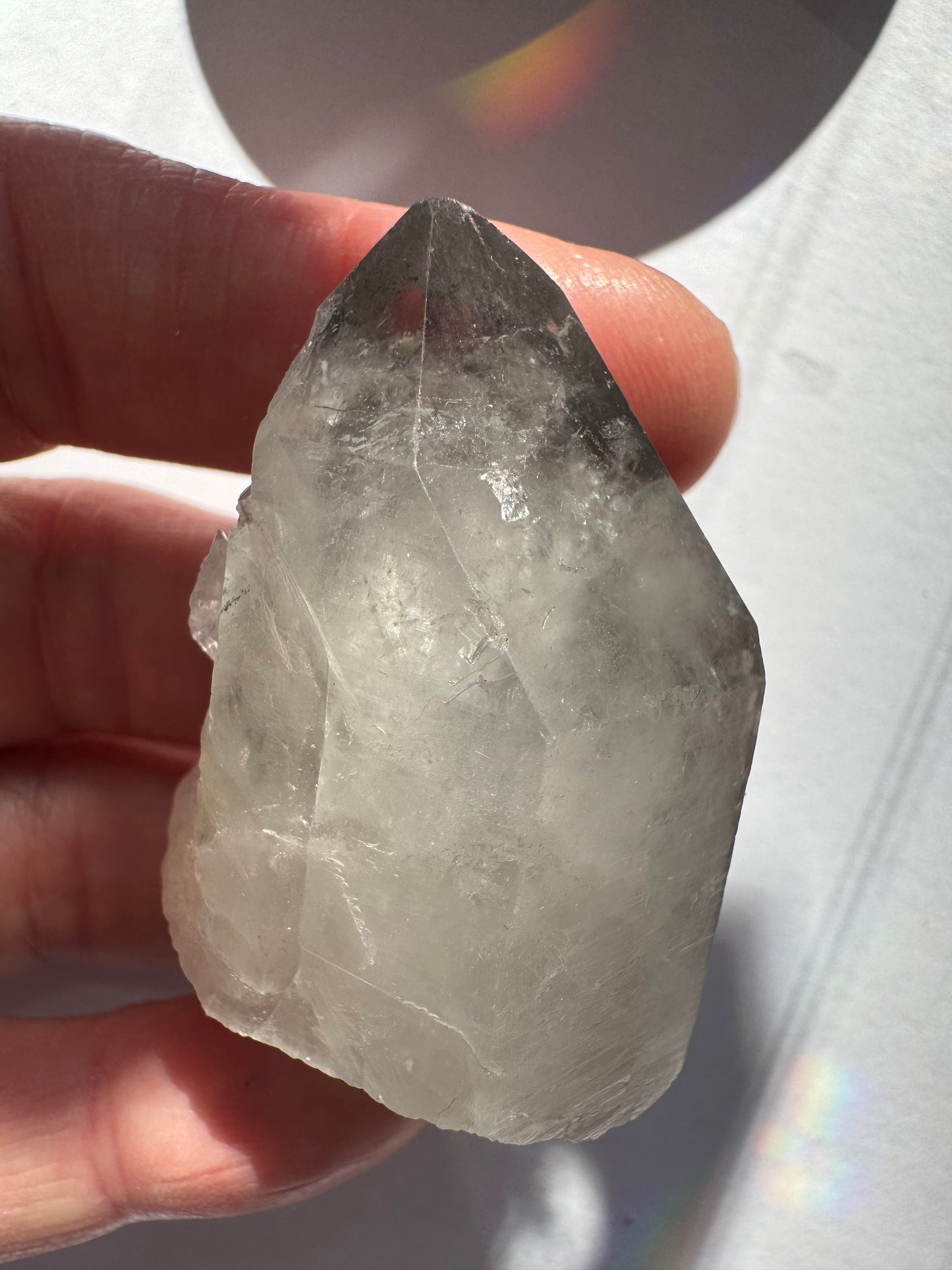 Black Phantom Quartz Point 41 g Brazil - Moon Room Shop and Wellness