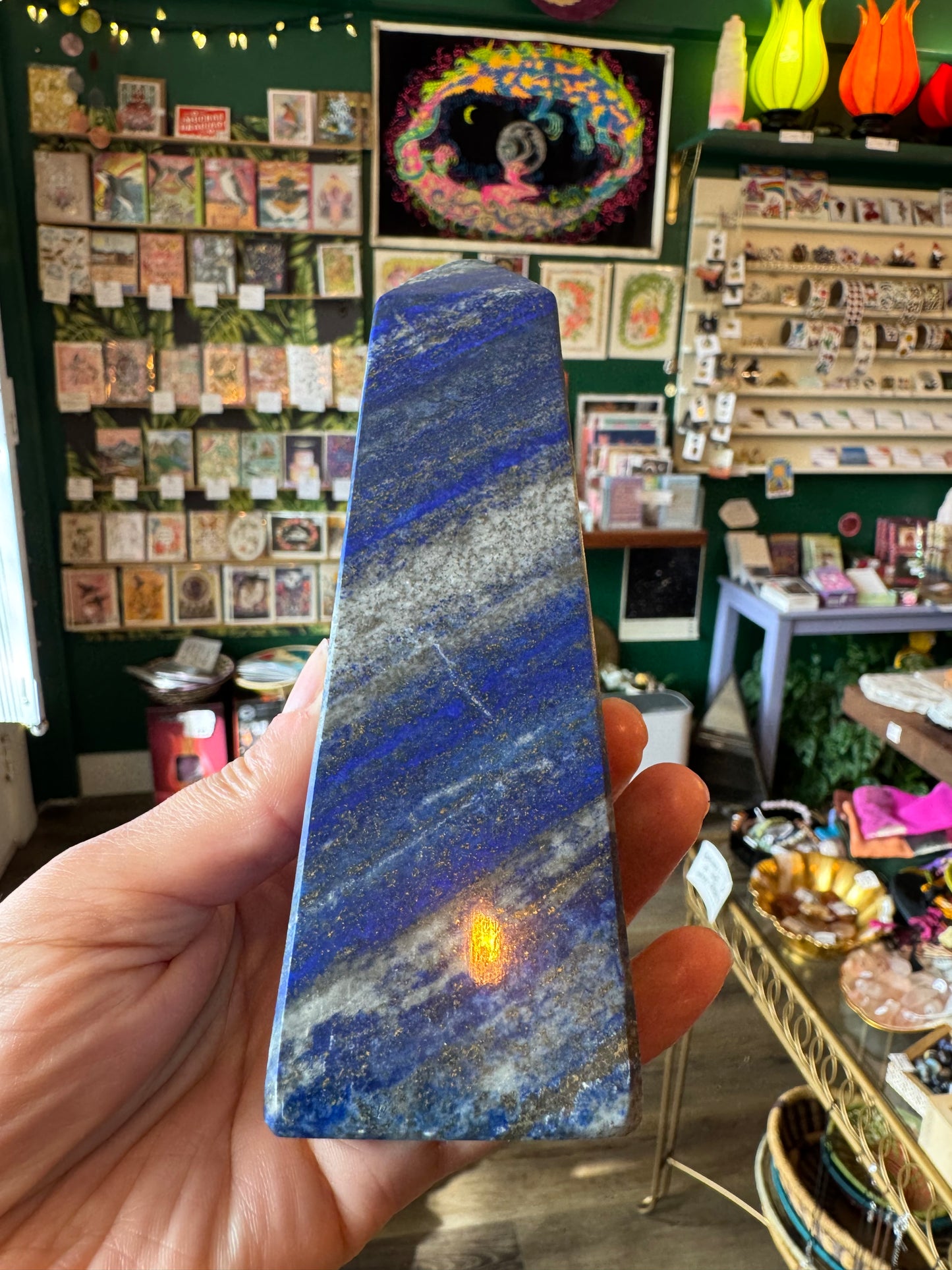 Lapis Lazuli Tower 1.41 lbs Afghanistan