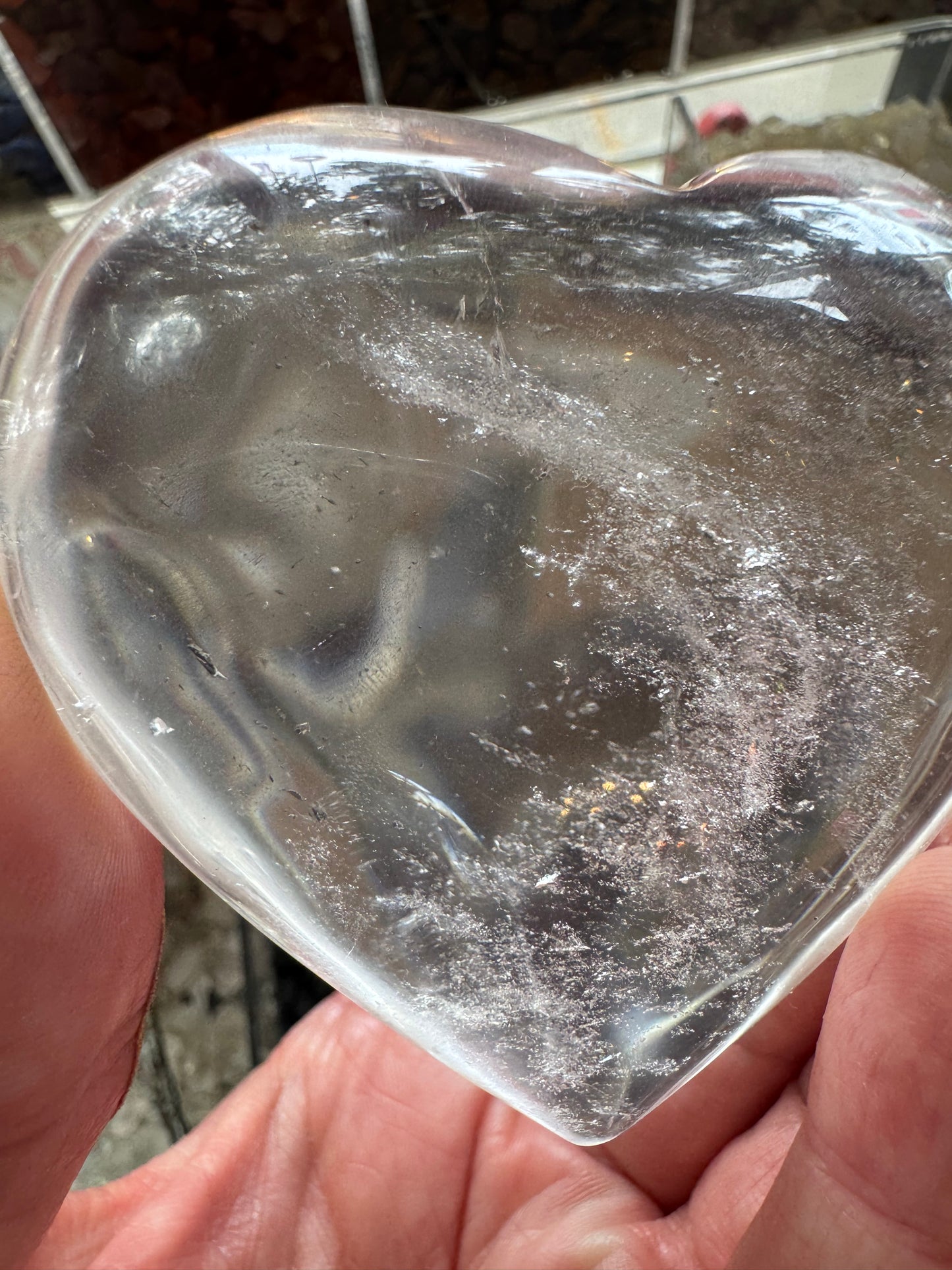 Clear Quartz Heart- 135 g- Brazil Beauty! - Moon Room Shop and Wellness