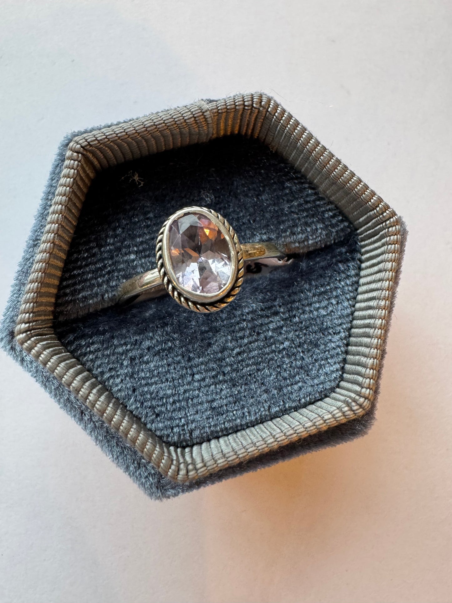 Amethyst Sterling Silver Ring Size 5,6,7,8,9, - Moon Room Shop and Wellness