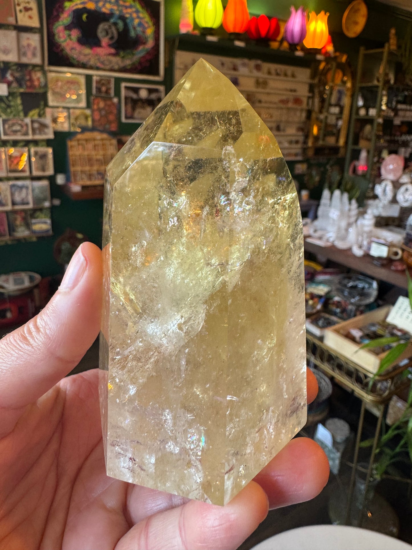 Lemon Quartz Tower 1.19 lbs Brazil