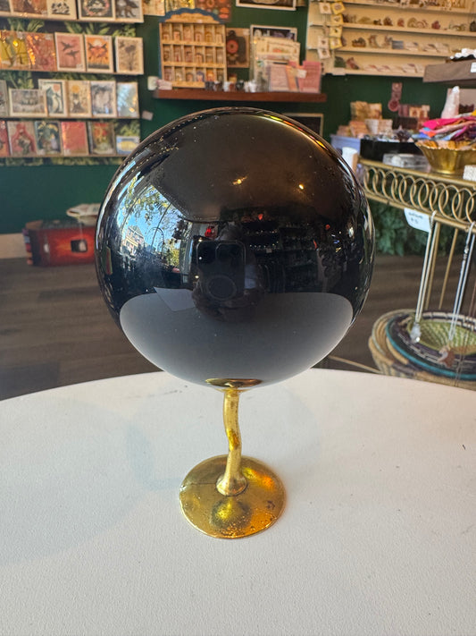 Black Obsidian Sphere 1.65 lb - Moon Room Shop and Wellness
