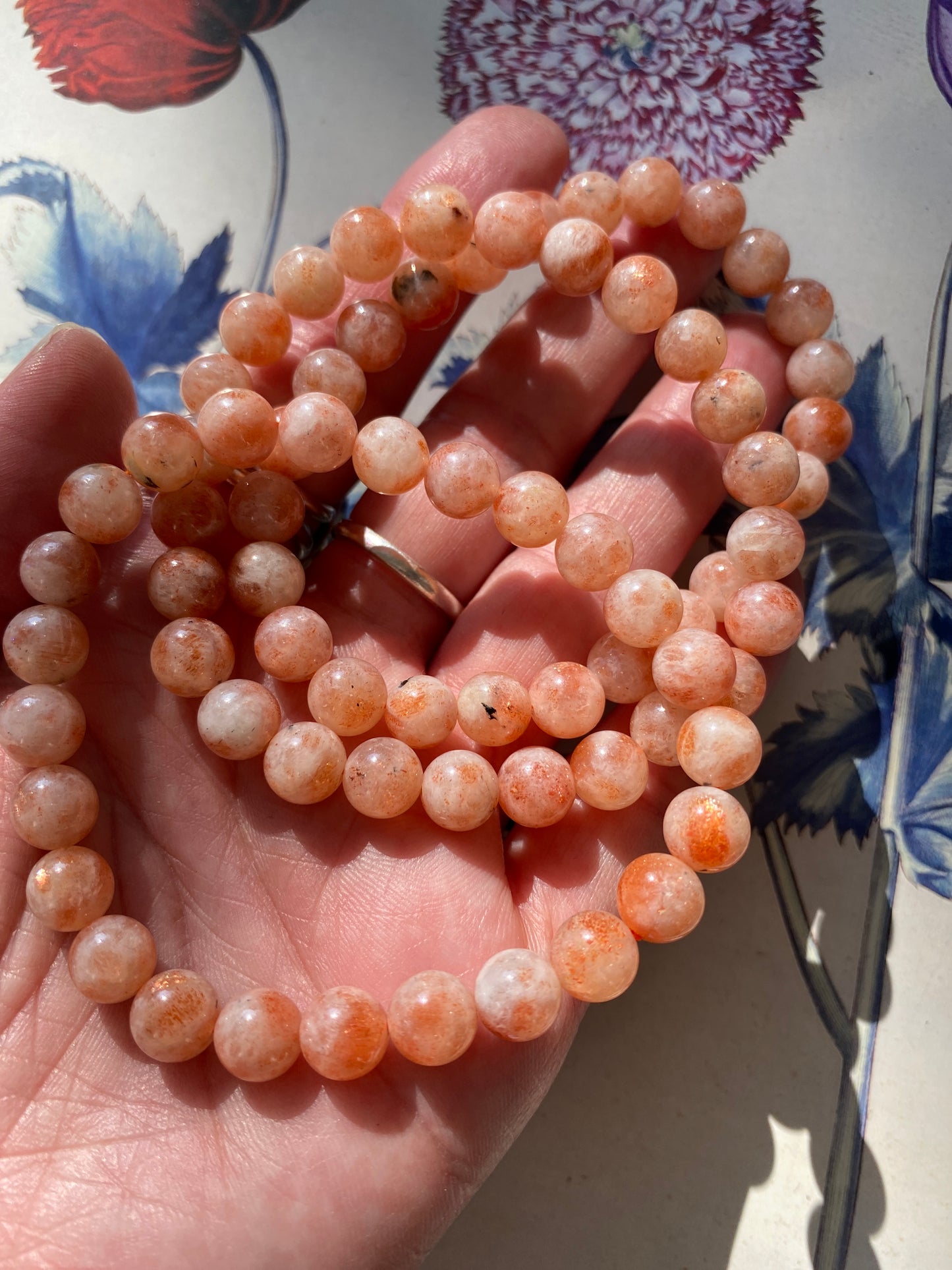 Sunstone Stretch Bracelet 8mm - Moon Room Shop and Wellness