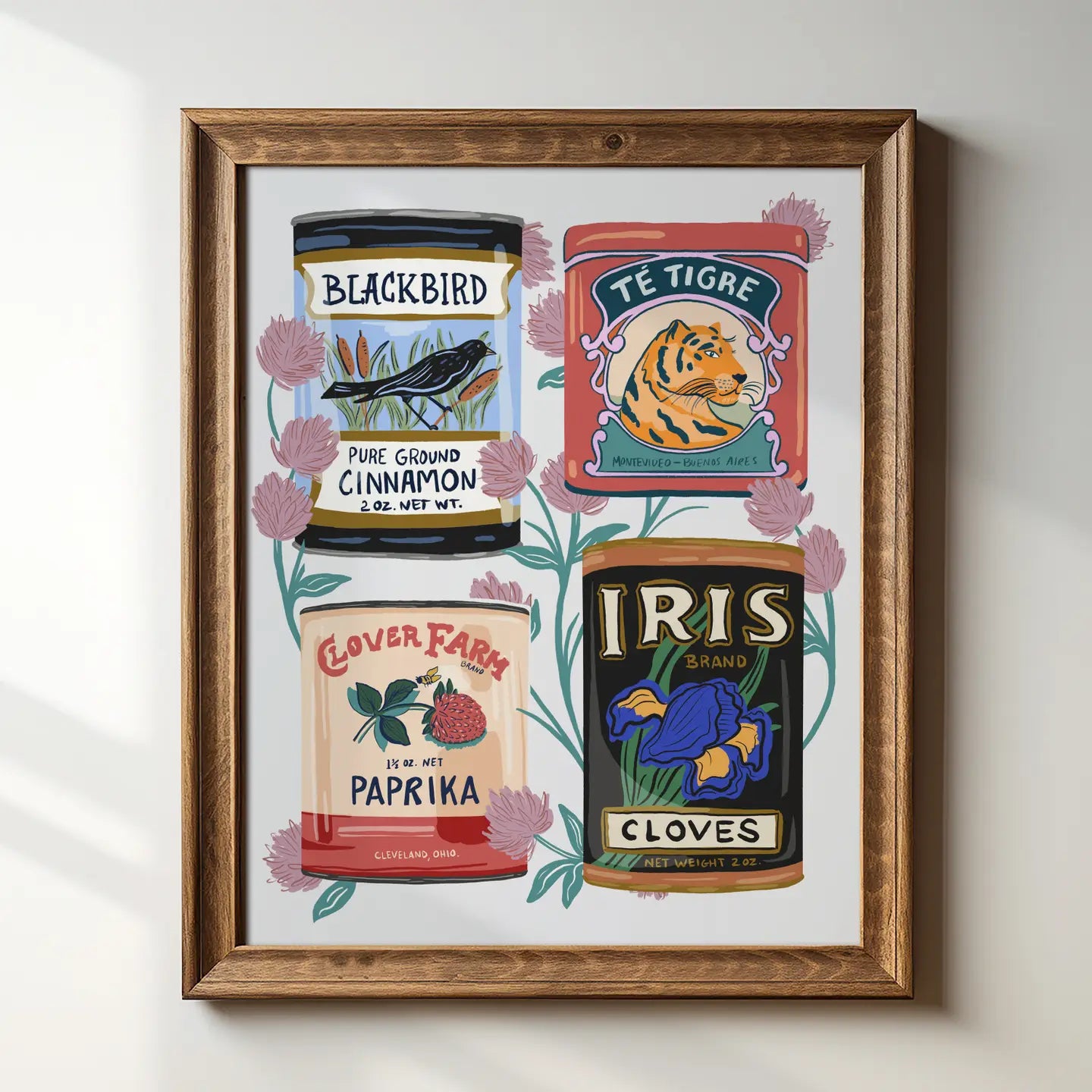 Vintage Canisters - 8" X 10" Art Print - Moon Room Shop and Wellness