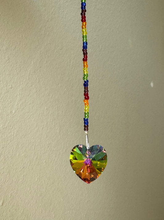 Magical Laurainbo "Heart" Crystal / Prism 20mm - Moon Room Shop and Wellness