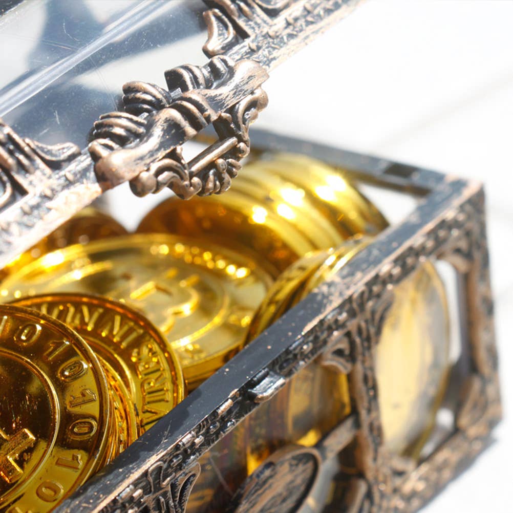 Clear Treasure Chest Gift Box - Moon Room Shop and Wellness