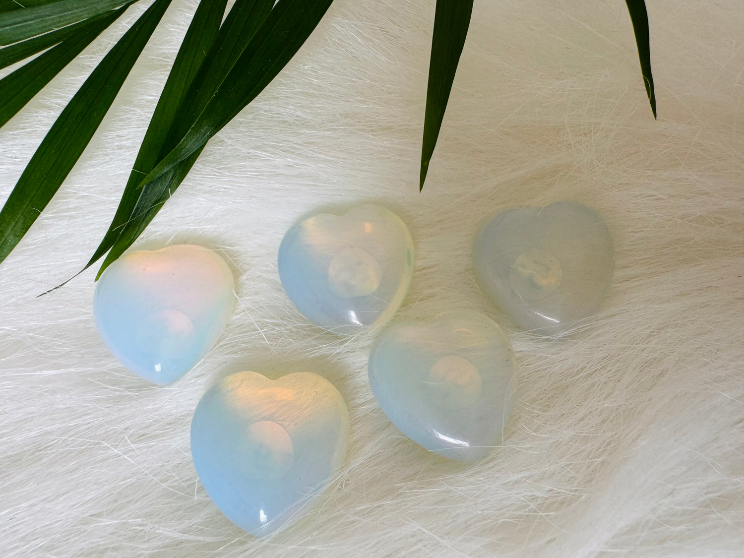 Opalite Mini Heart - Moon Room Shop and Wellness