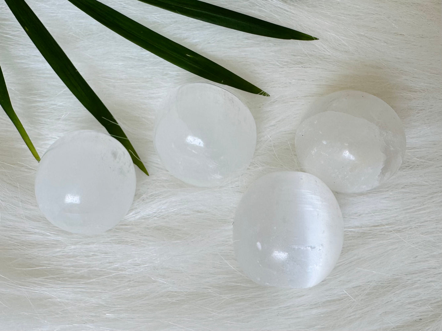 Satin Spar aka Selenite Tumbled - Moon Room Shop and Wellness