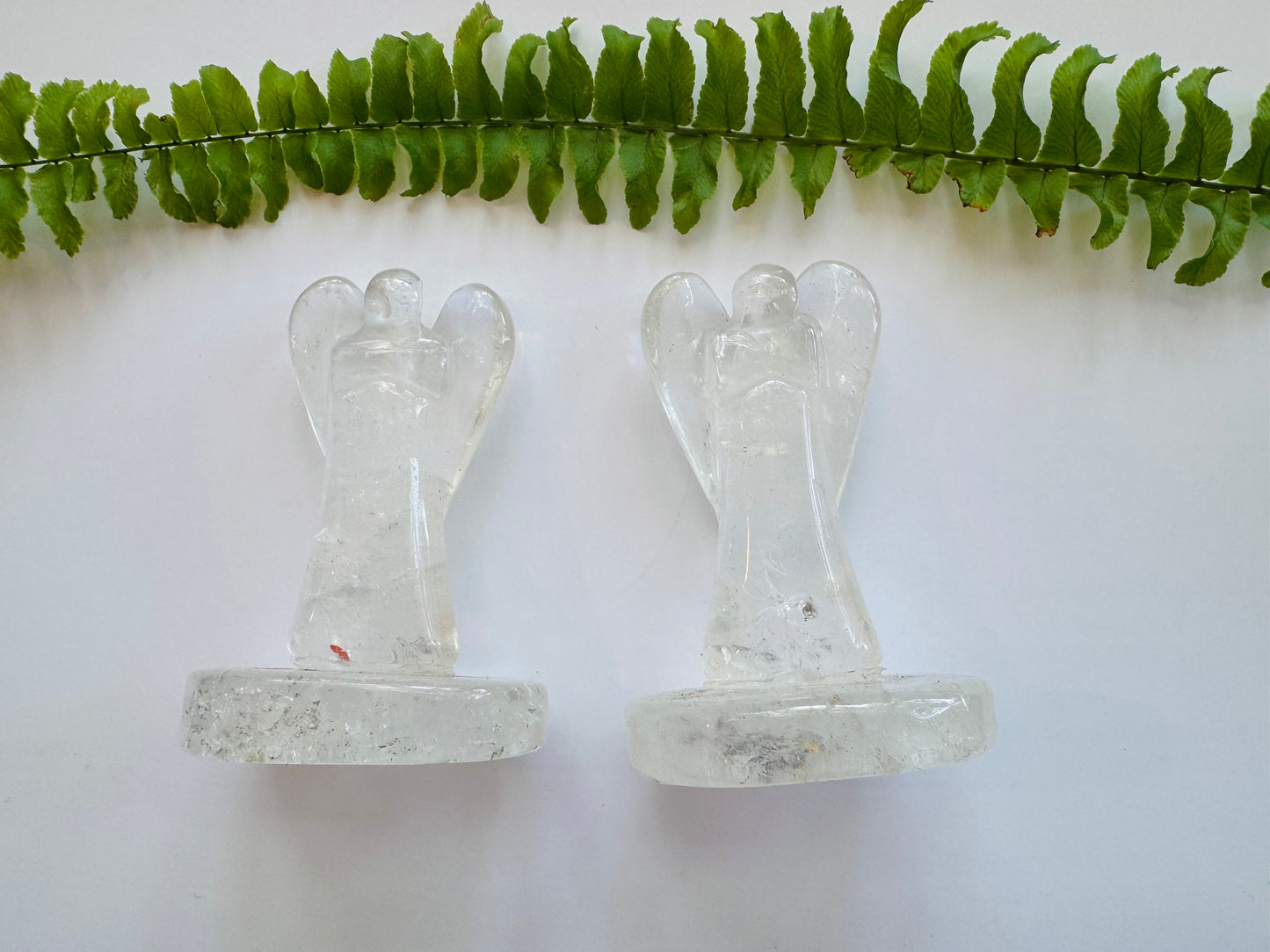 Clear Quartz Angel w Base - Brazil - 2-2.5 inch - Moon Room Shop and Wellness