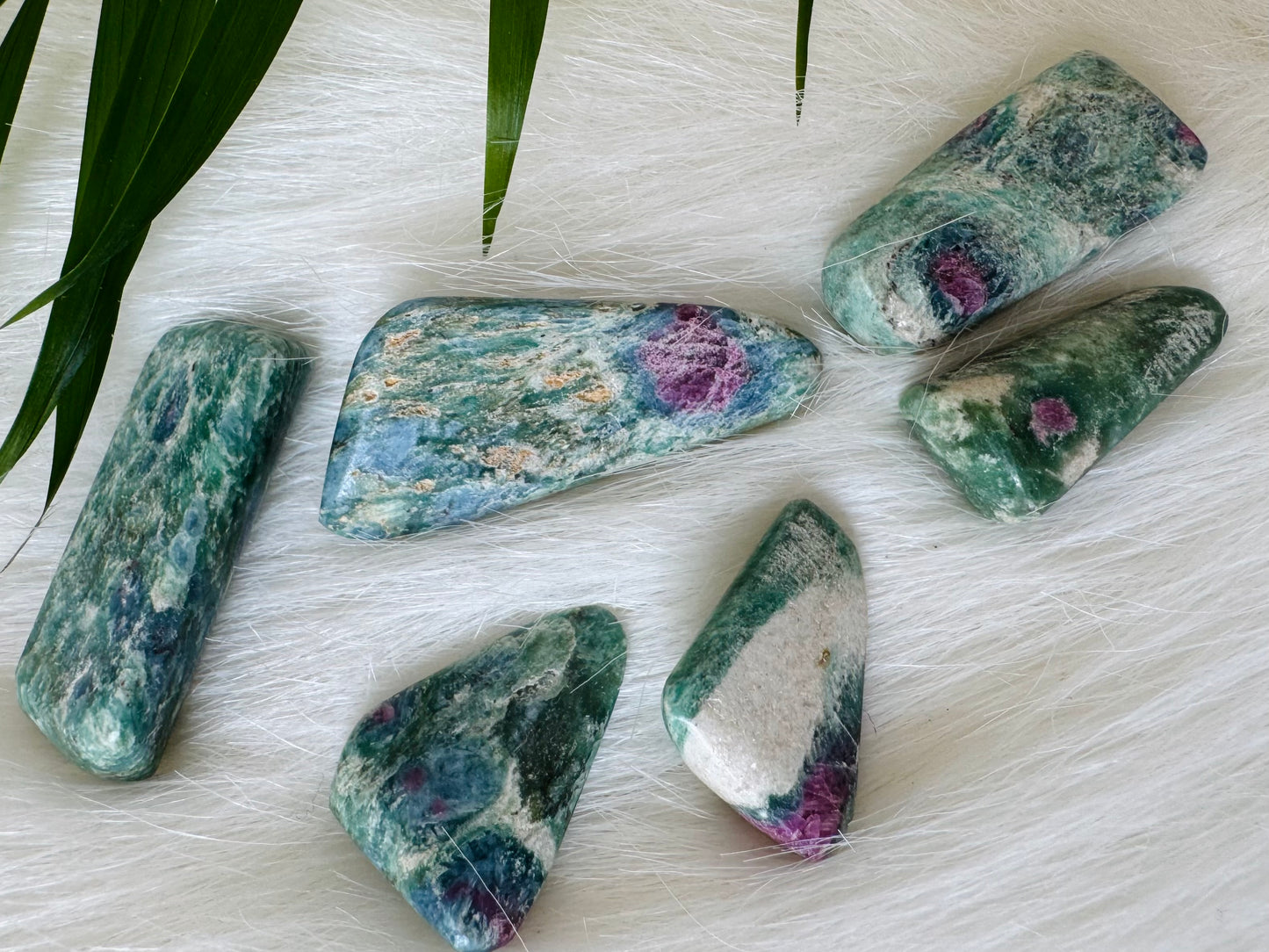 Ruby Fuchsite Tumbled - Moon Room Shop and Wellness