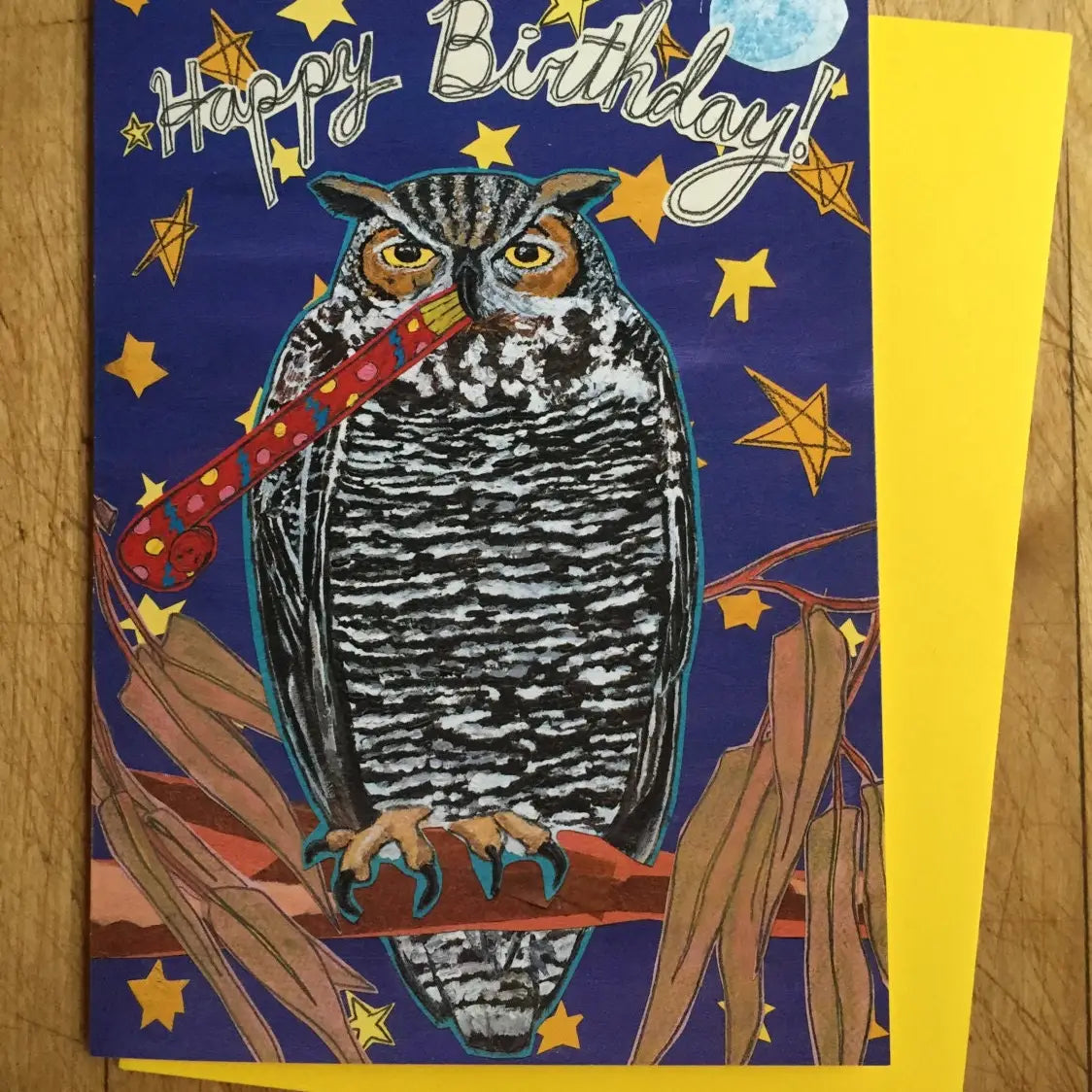 Hoot Birthday Card - Moon Room Shop and Wellness