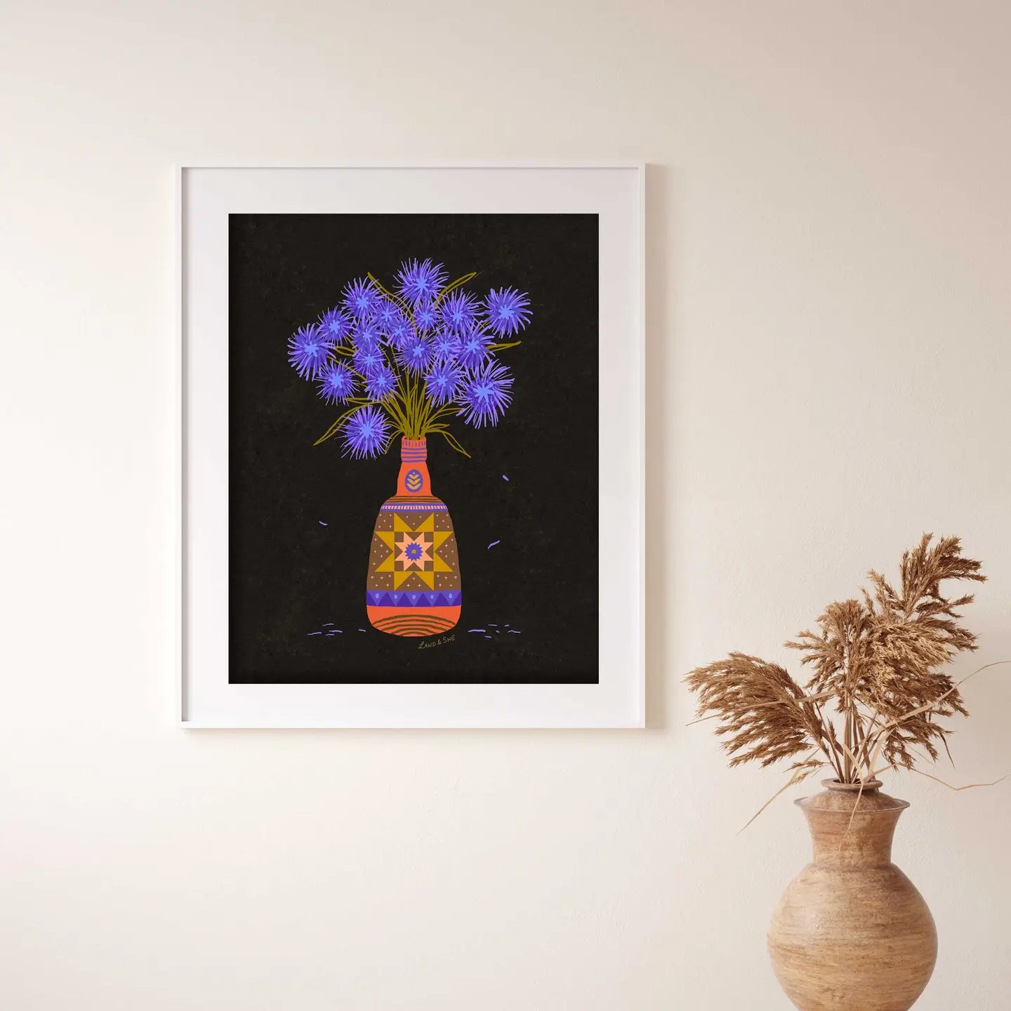 Ageratum Vase 8x10 Print - Moon Room Shop and Wellness