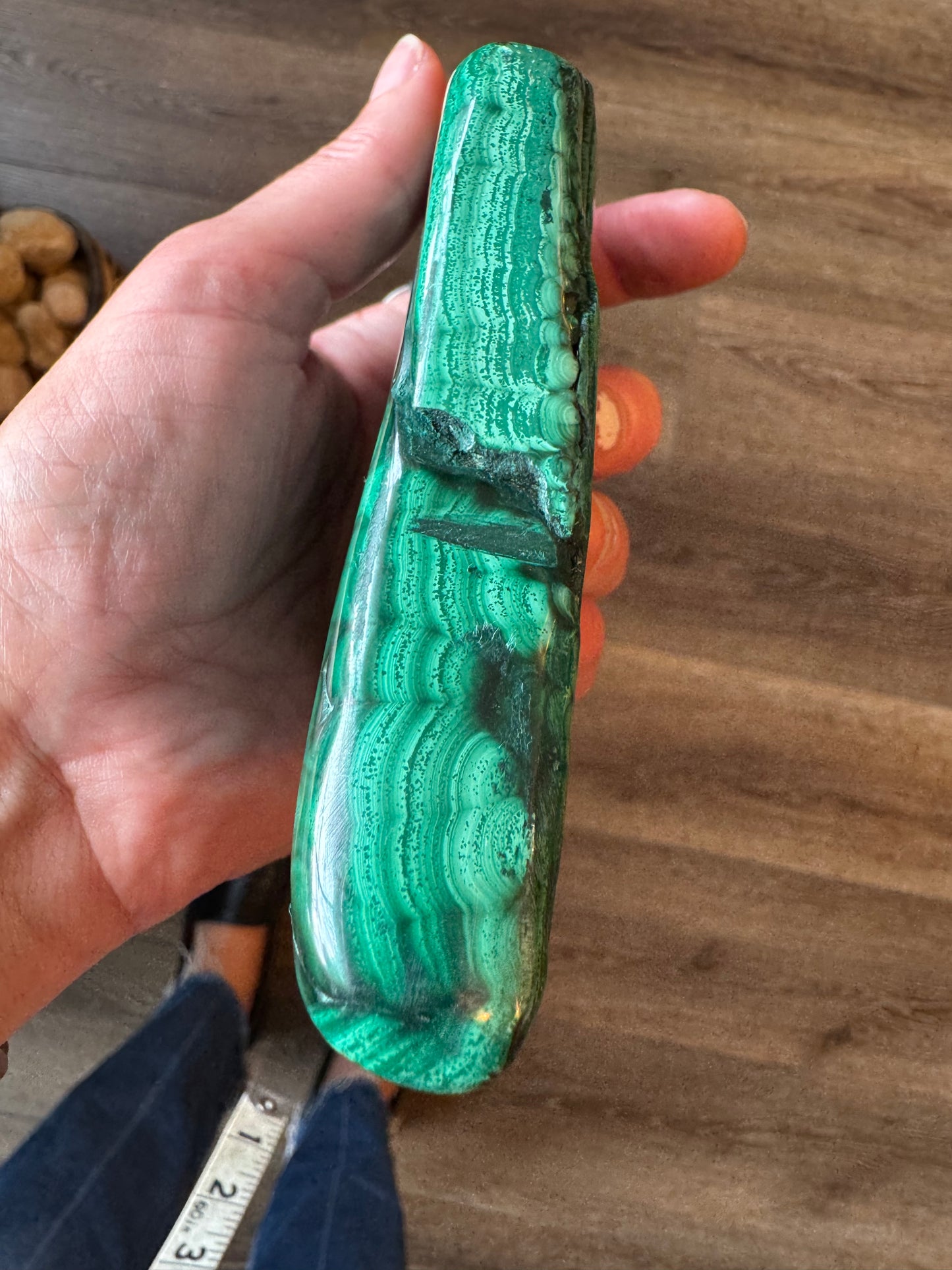 Malachite Freeform 1.10 lb -Congo Polished Beauty! - Moon Room Shop and Wellness
