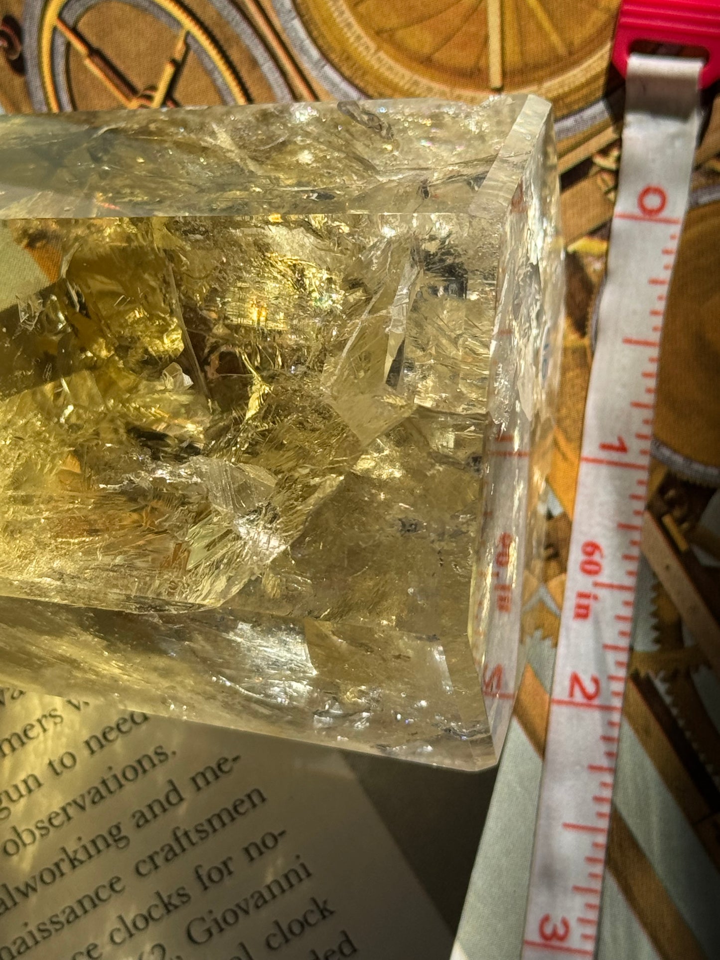 Lemon Quartz Tower 358 g Brazil Gorgeous - Moon Room Shop and Wellness