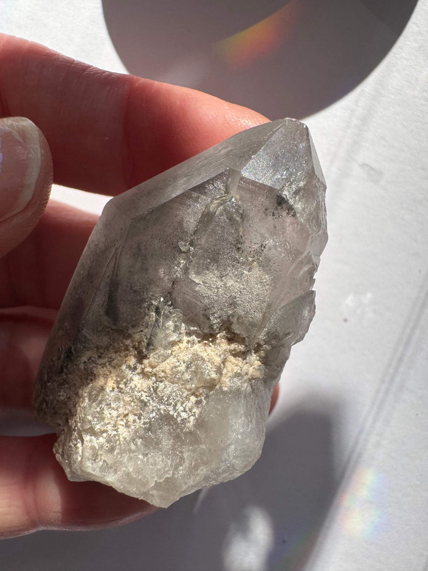 Black Phantom Quartz Point 41 g Brazil - Moon Room Shop and Wellness