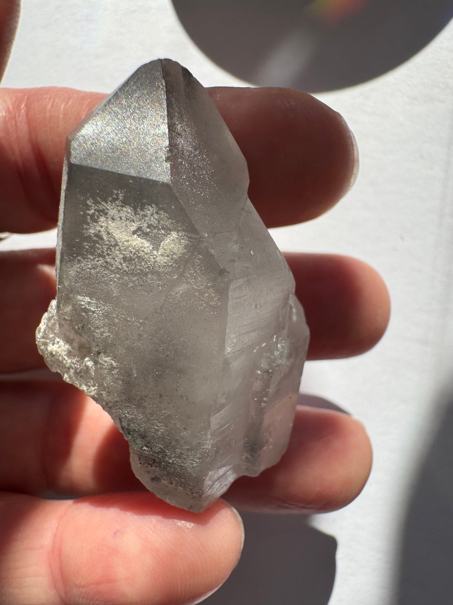 Black Phantom Quartz Point 31 g Brazil - Moon Room Shop and Wellness