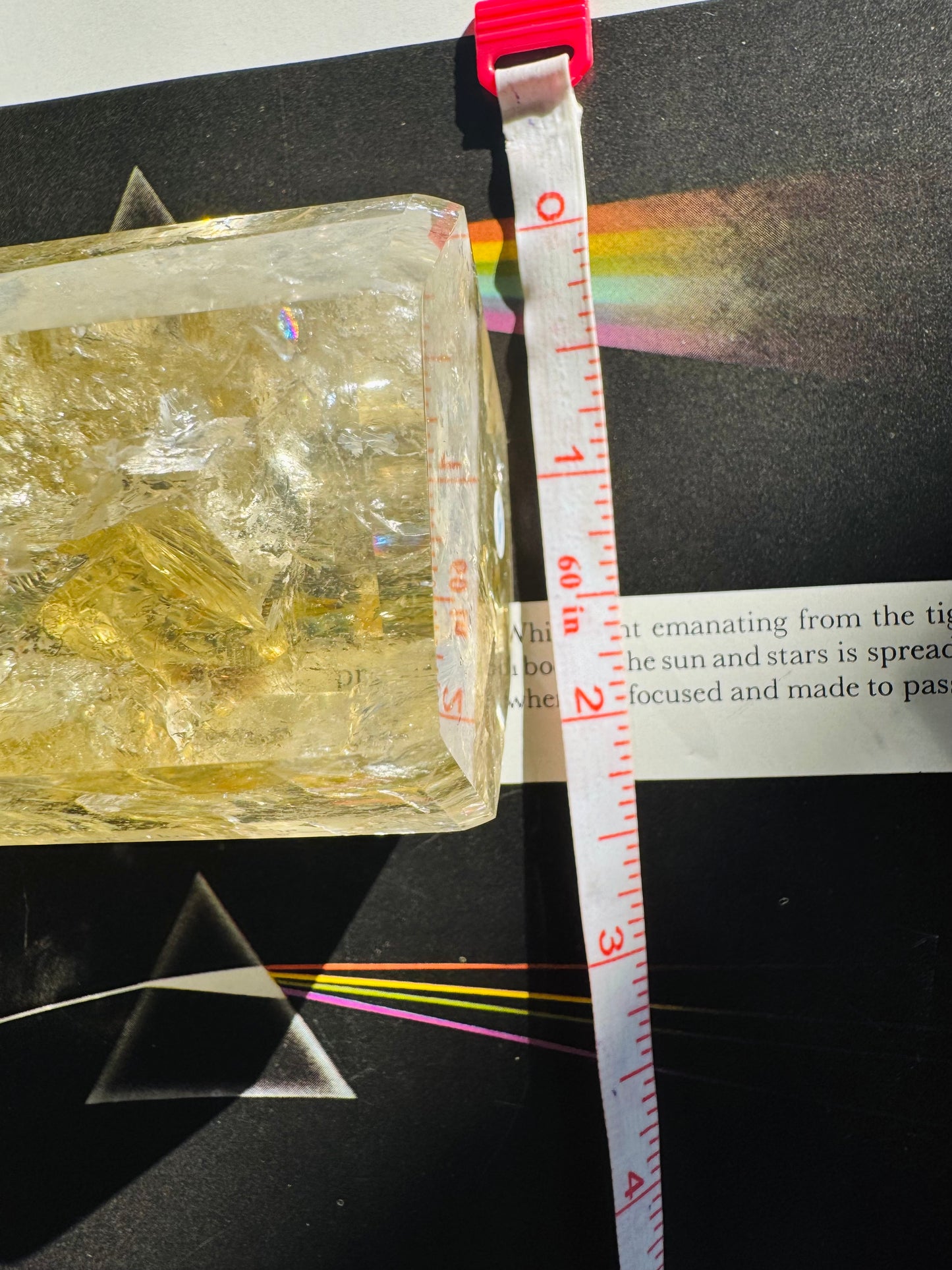 Lemon Quartz Tower 326 g Brazil Gorgeous - Moon Room Shop and Wellness