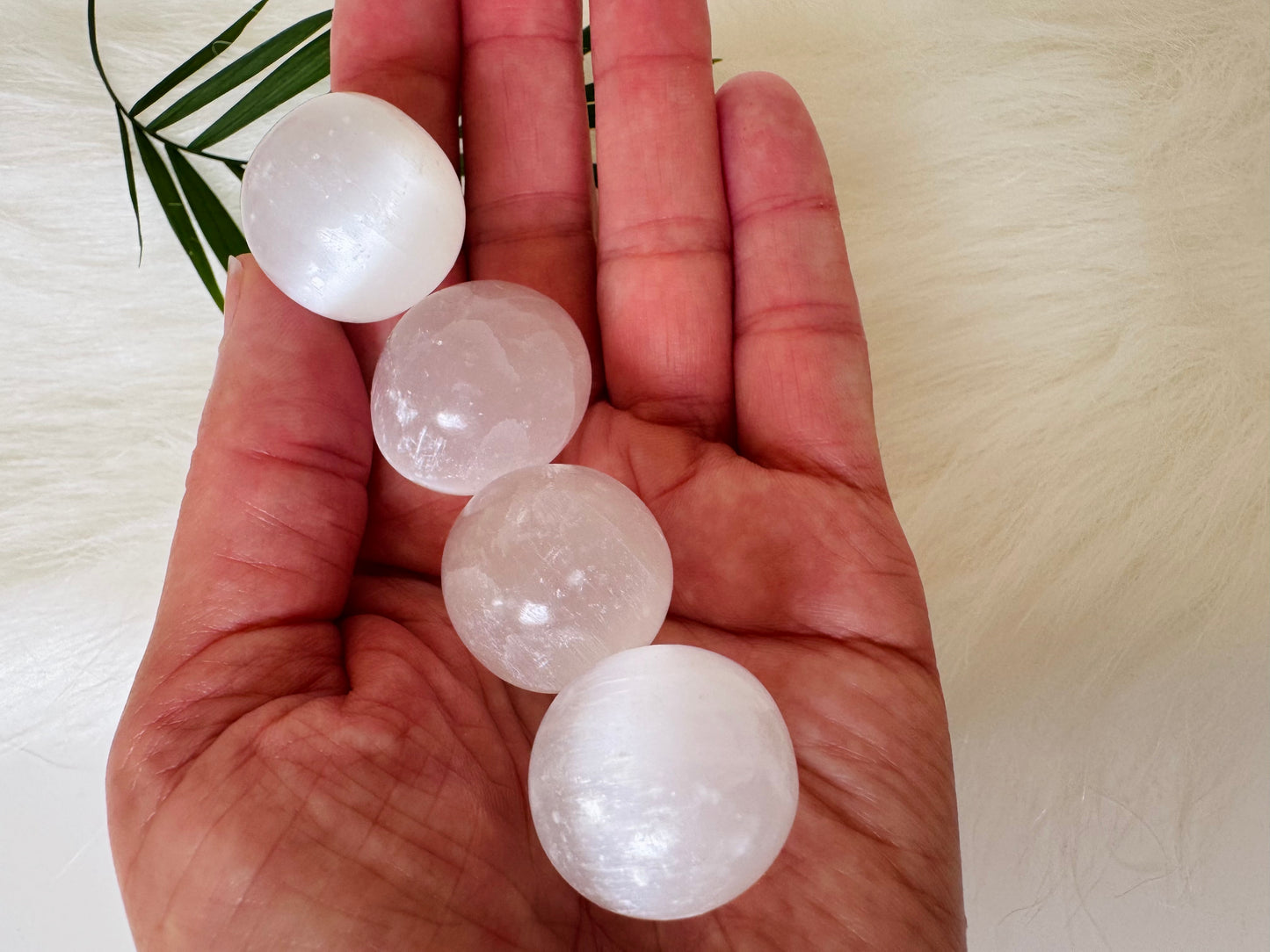 Satin Spar aka Selenite Tumbled - Moon Room Shop and Wellness