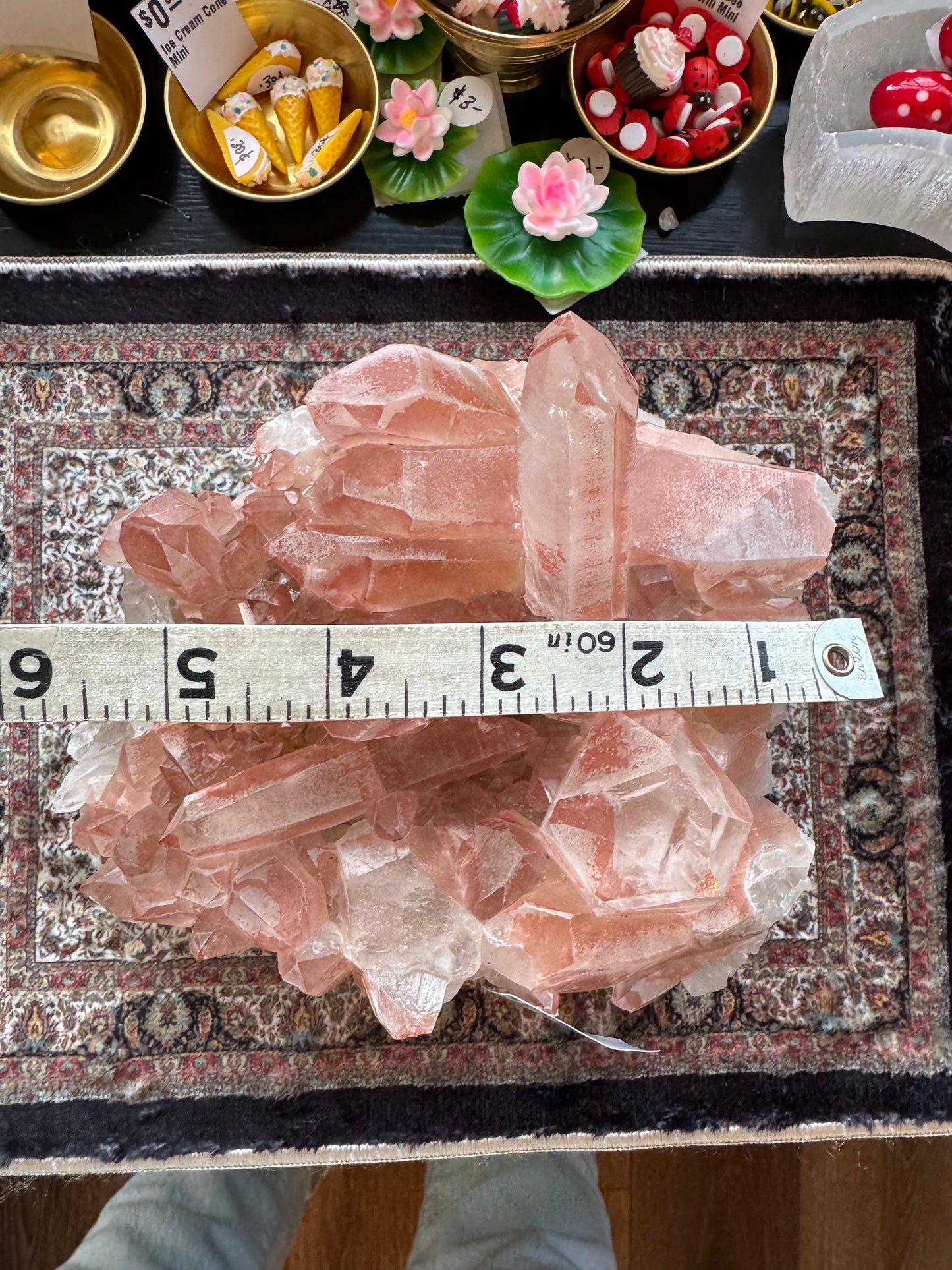 Hematite in Quartz Cluster 4.46lbs - Moon Room Shop and Wellness