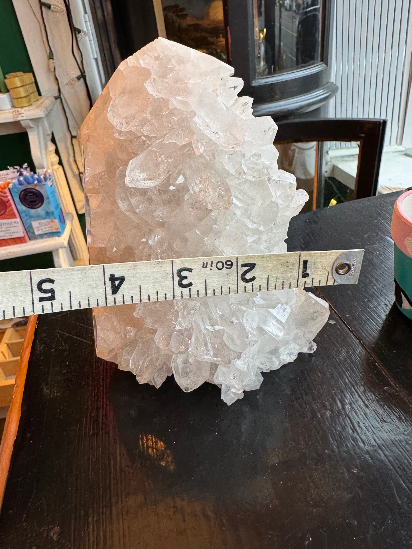 Clear Quartz Cluster Standing Point 2.82 lb Beautiful Brazil - Moon Room Shop and Wellness