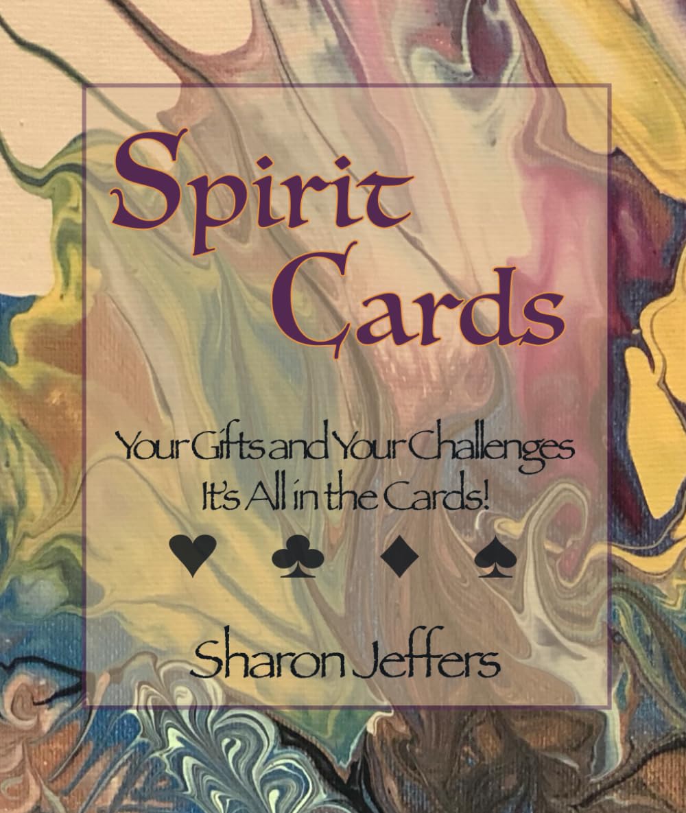 Spirit Cards Book - Unveiling Your Inner Wisdom By Sharon Jeffers - Moon Room Shop and Wellness
