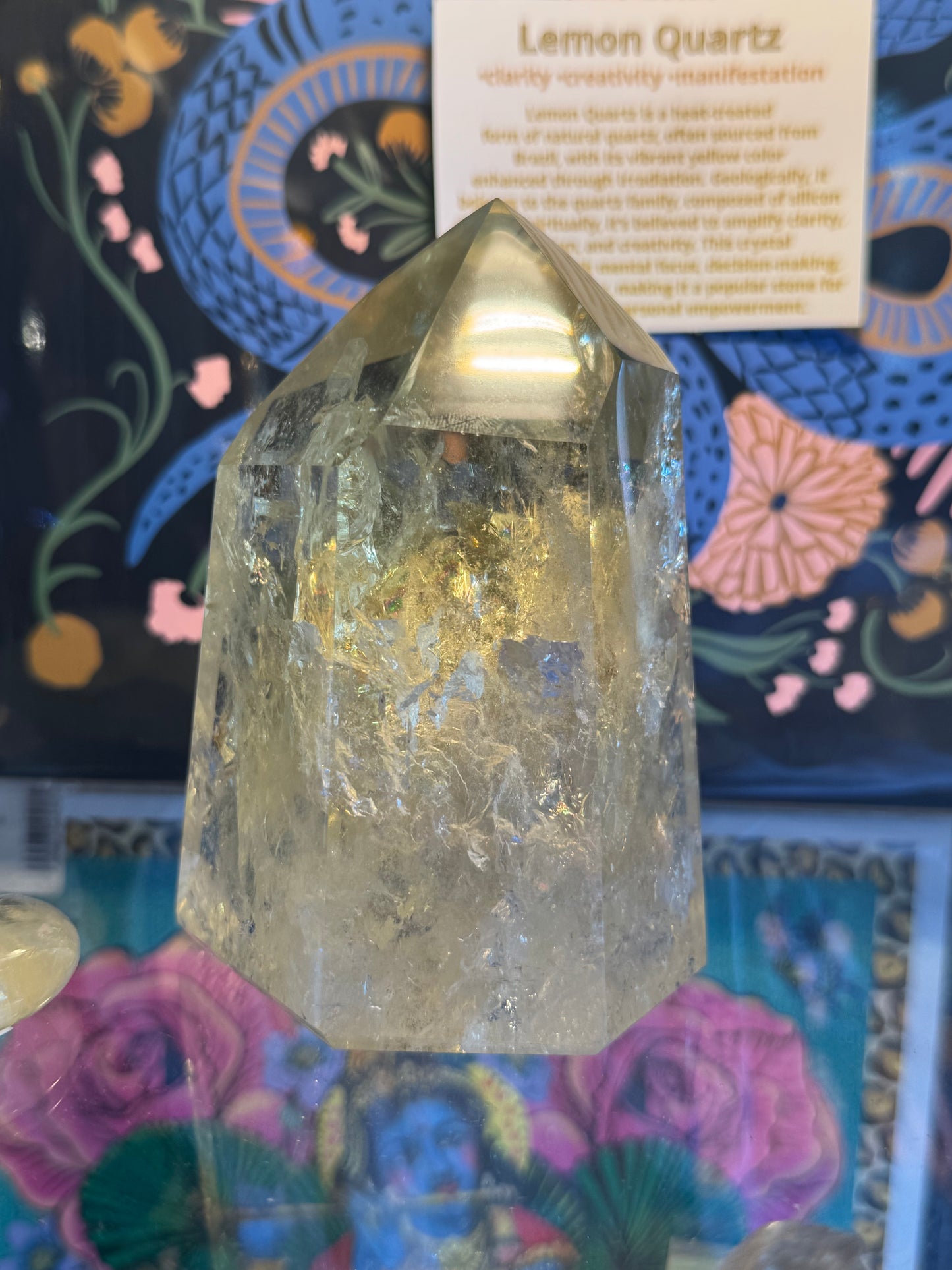 Lemon Quartz Tower 1.19 lbs Brazil