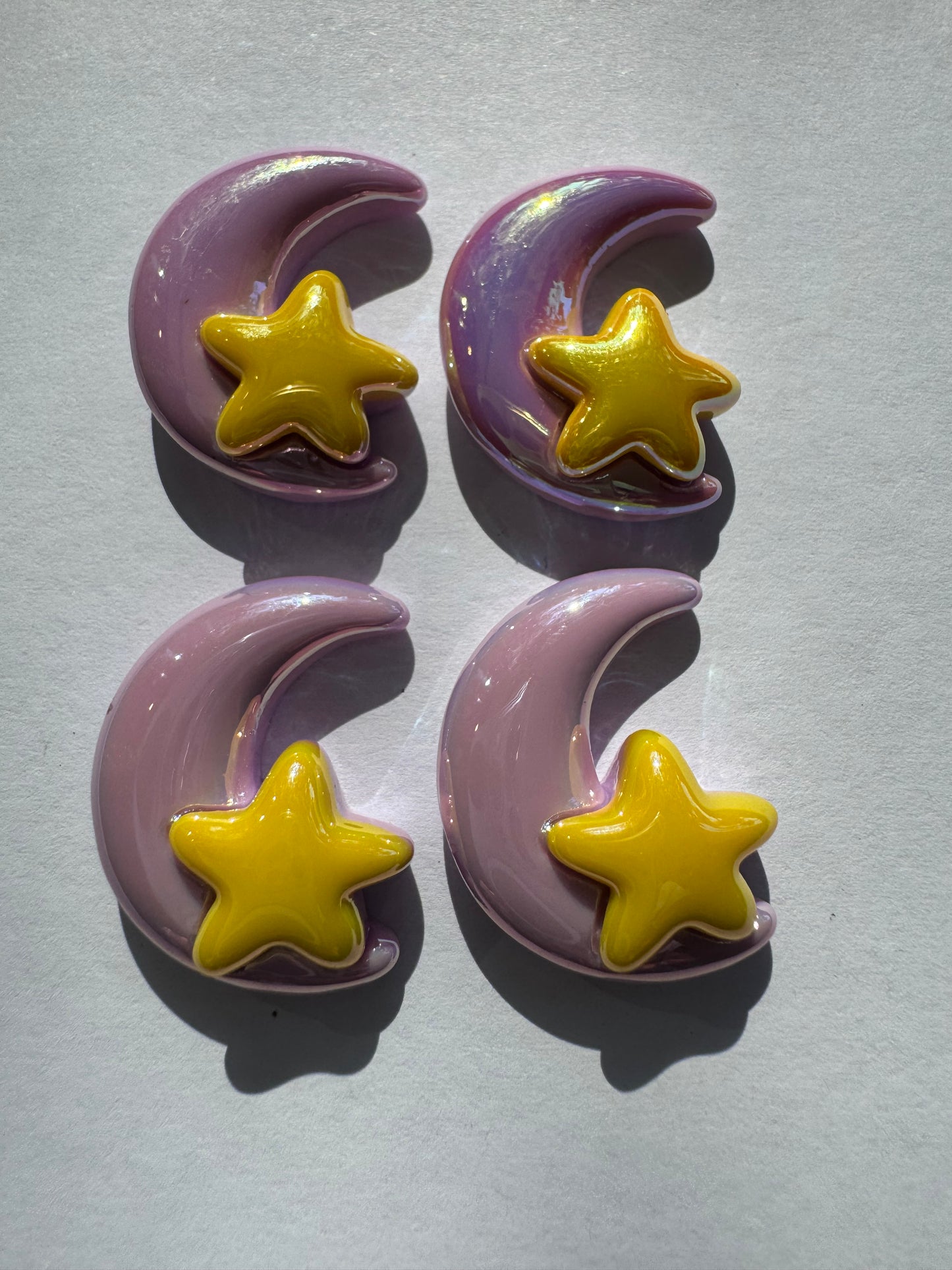 Crescent Moon + Star Mini Charm - Moon Room Shop and Wellness