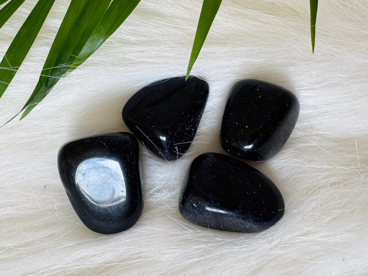 Blue Goldstone Tumbled - Moon Room Shop and Wellness