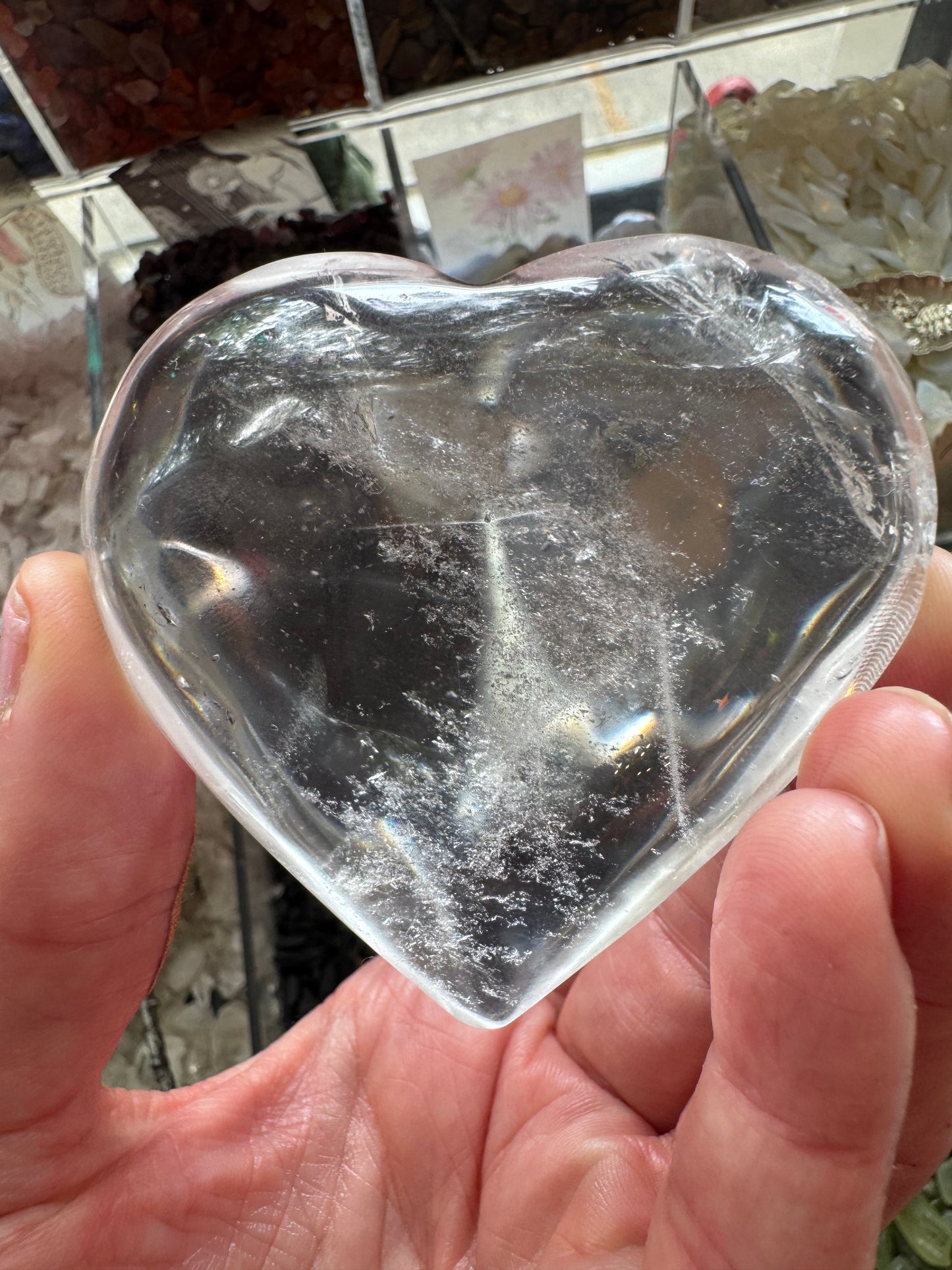 Clear Quartz Heart- 135 g- Brazil Beauty! - Moon Room Shop and Wellness