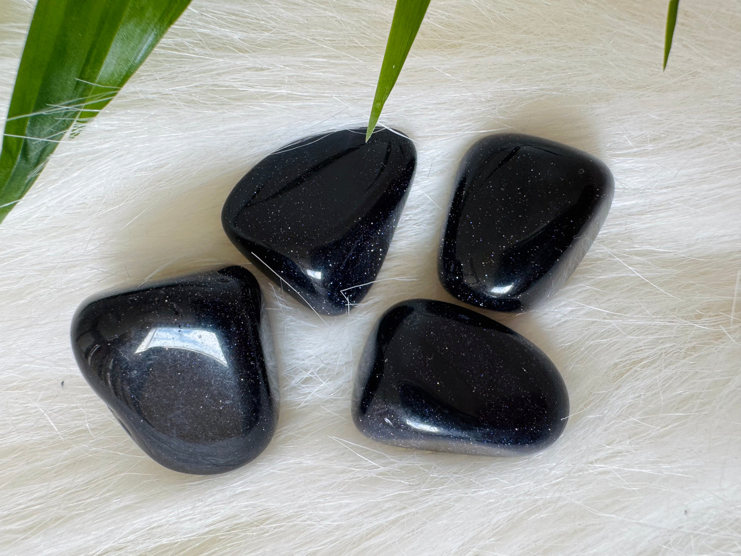 Blue Goldstone Tumbled - Moon Room Shop and Wellness