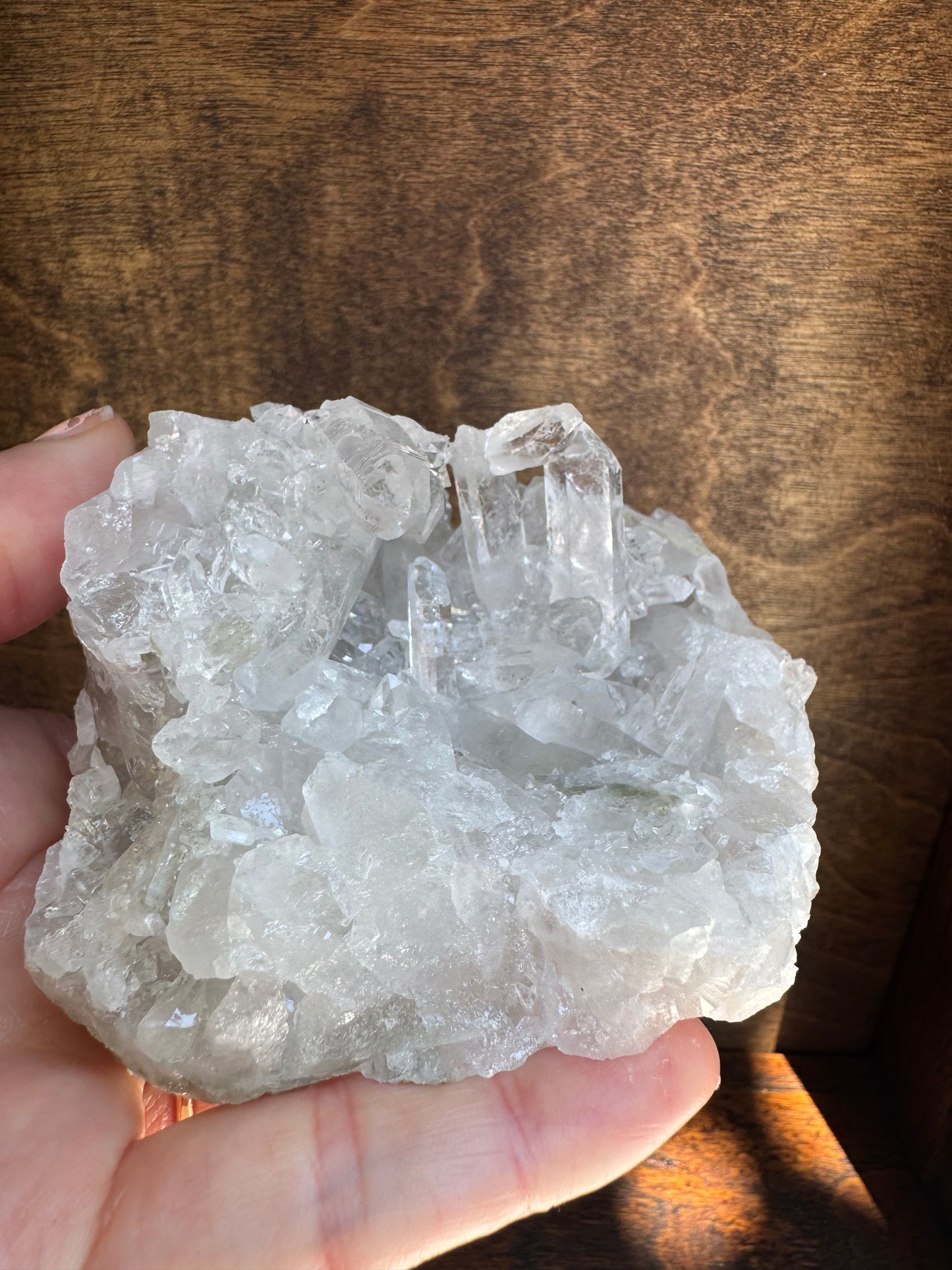 Clear Quartz Sparkly Brazilian Cluster 426 g - Moon Room Shop and Wellness