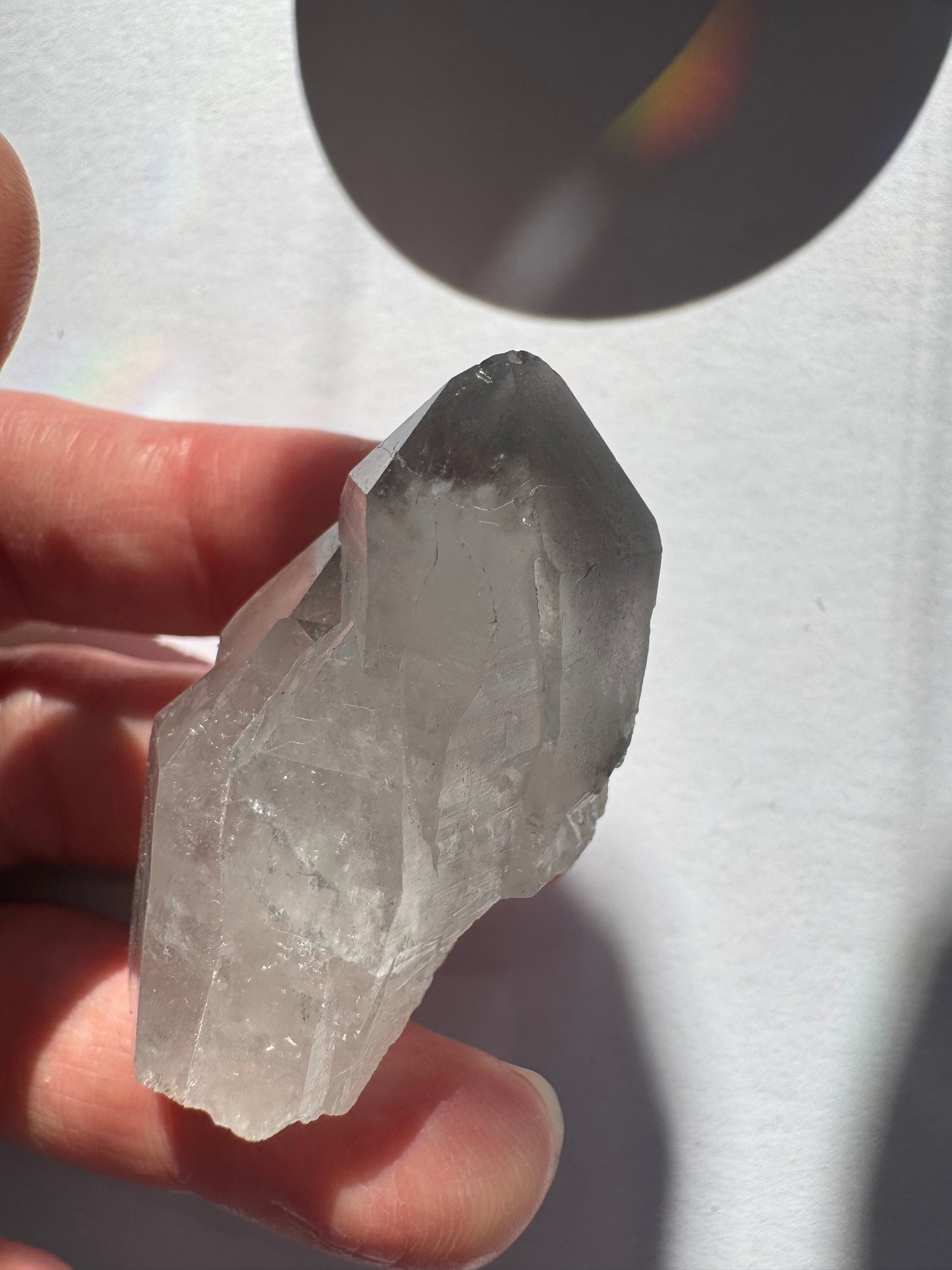 Black Phantom Quartz Point 31 g Brazil - Moon Room Shop and Wellness