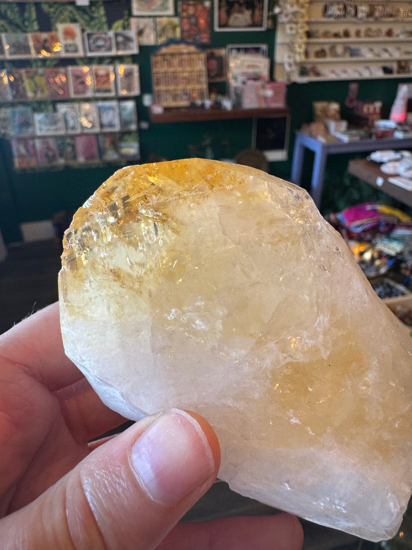 Citrine (heat treated) Rough Point 261 g
