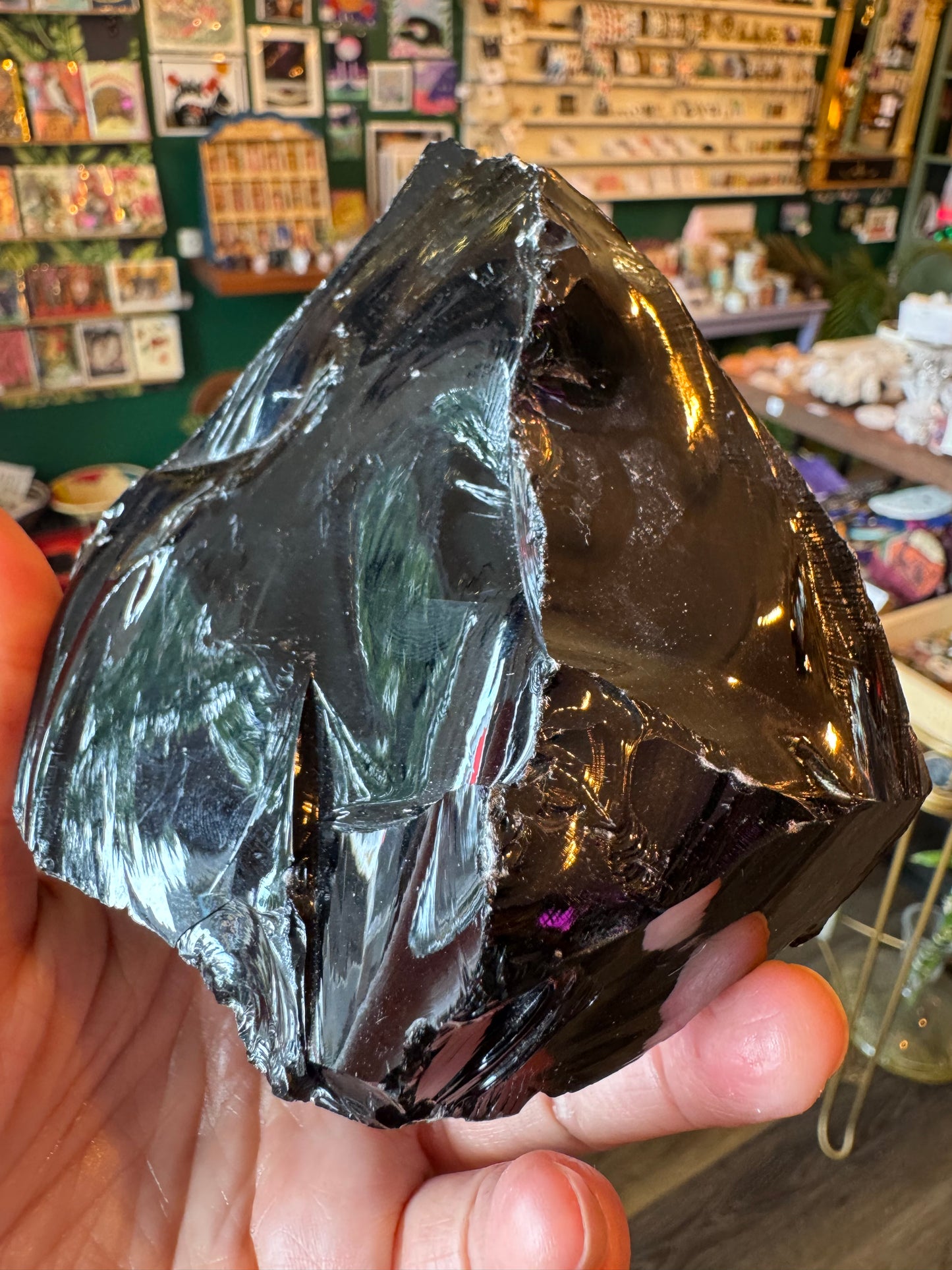 Black Obsidian Raw 1.4lb - Moon Room Shop and Wellness