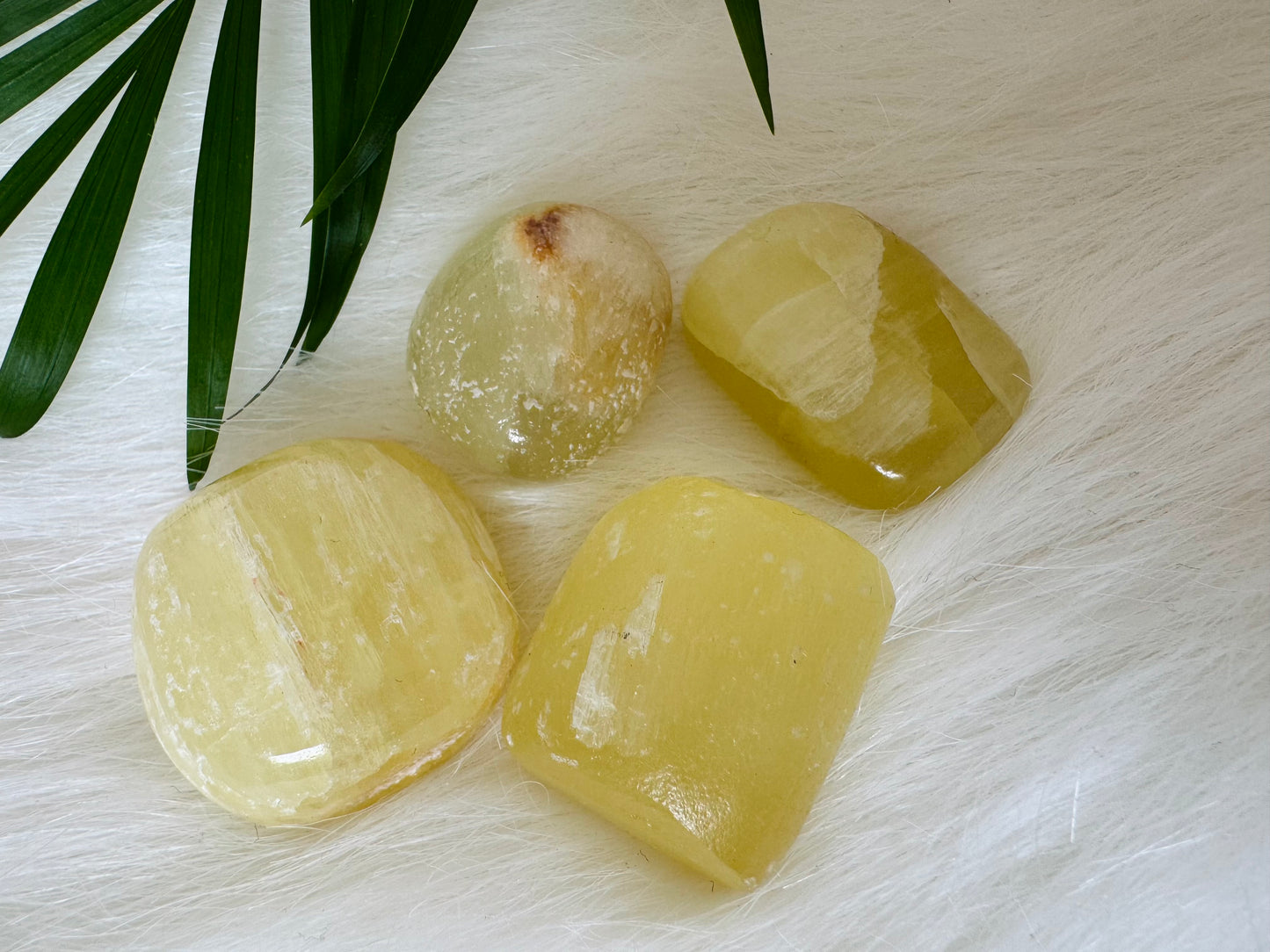 Lemon Calcite Tumbled - Moon Room Shop and Wellness