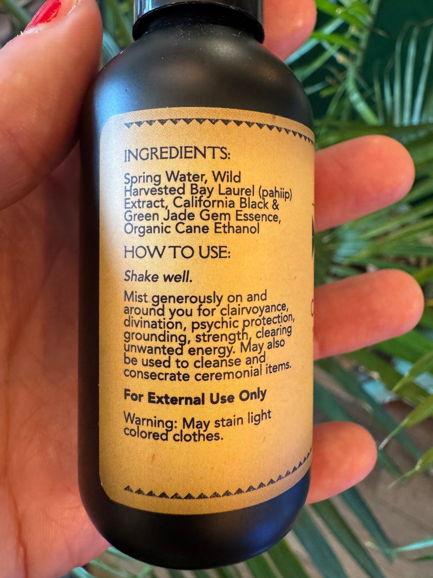 Bay Laurel & California Jade Clearing Mist 2 oz. - Moon Room Shop and Wellness