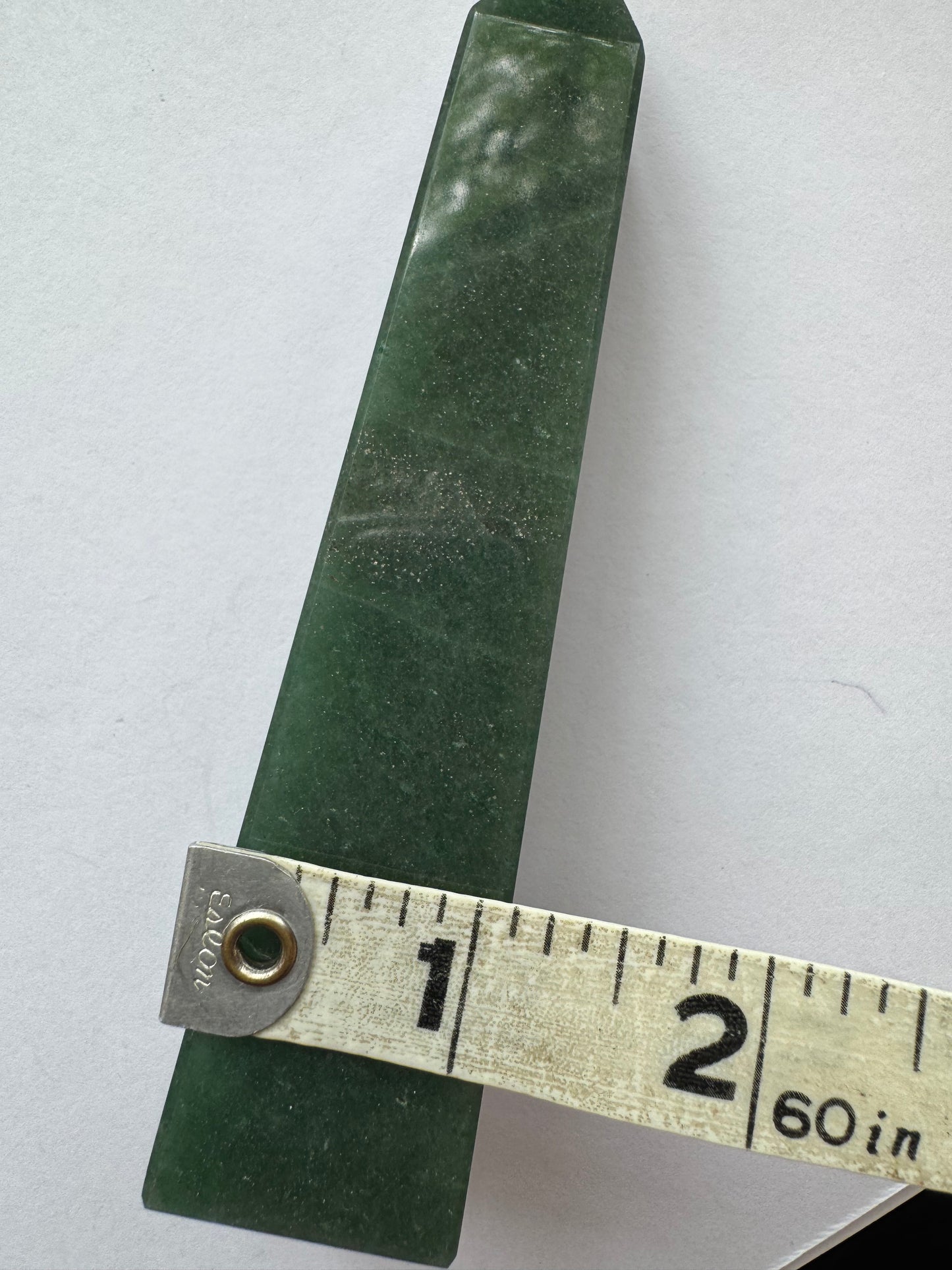Green Aventurine Tower Obelisk 160 g Brazil - Moon Room Shop and Wellness